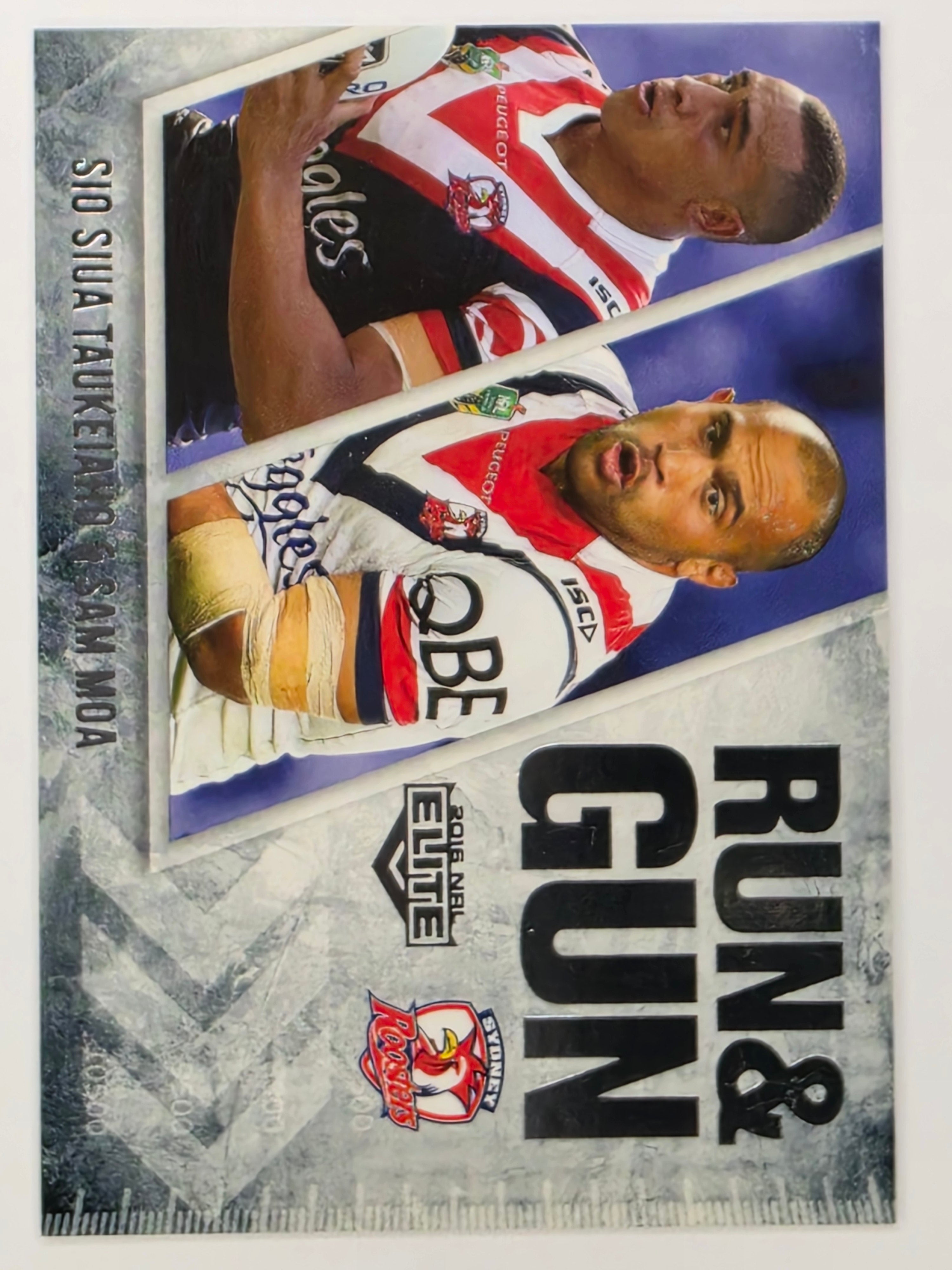 NRL 2016 Elite | Run & Gun #RG28 Taukeiaho / Moa | Sydney Roosters