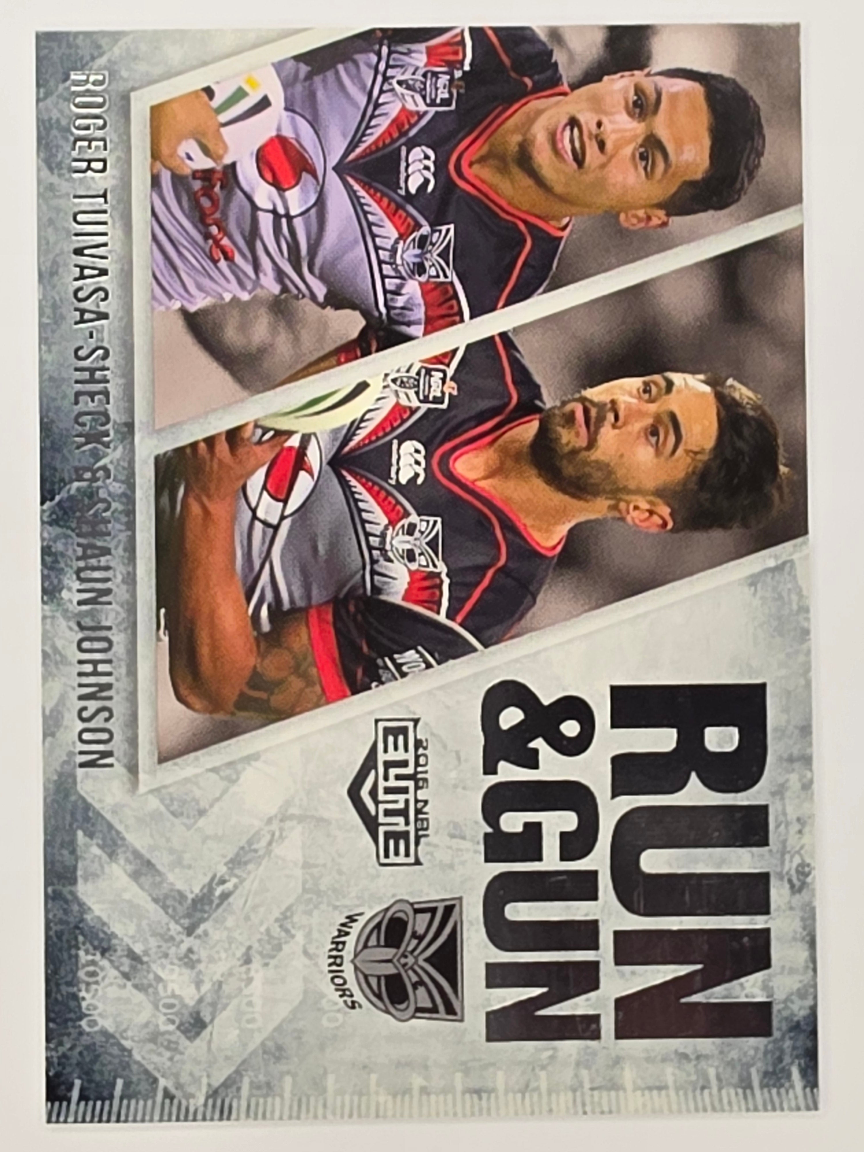 NRL 2016 Elite | Run & Gun #RG29 Tuivasa-Sheck / Johnson | New Zealand Warriors