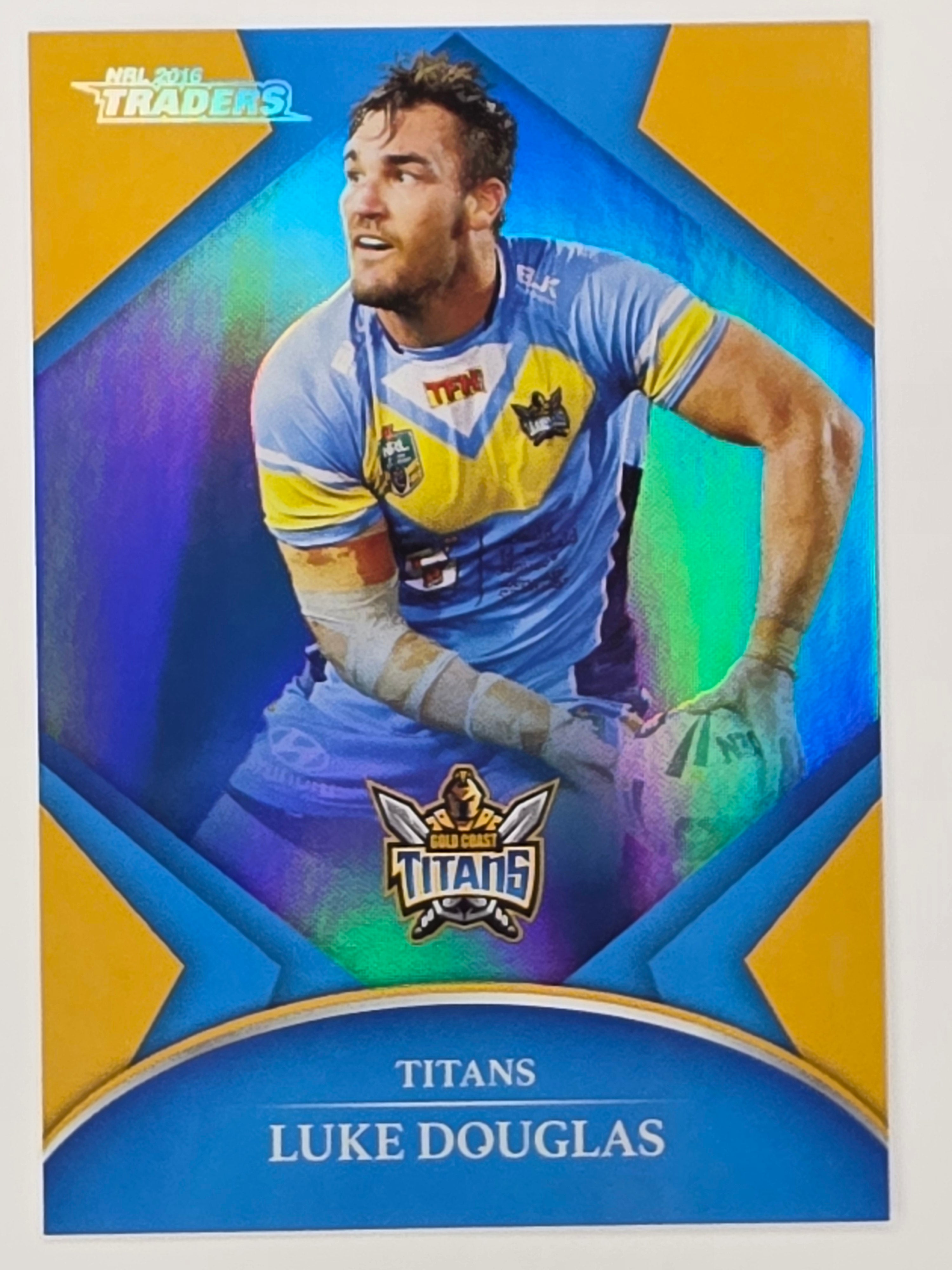 NRL 2016 Traders | Silver Parallel #P044 Luke Douglas Gold Coast Titans