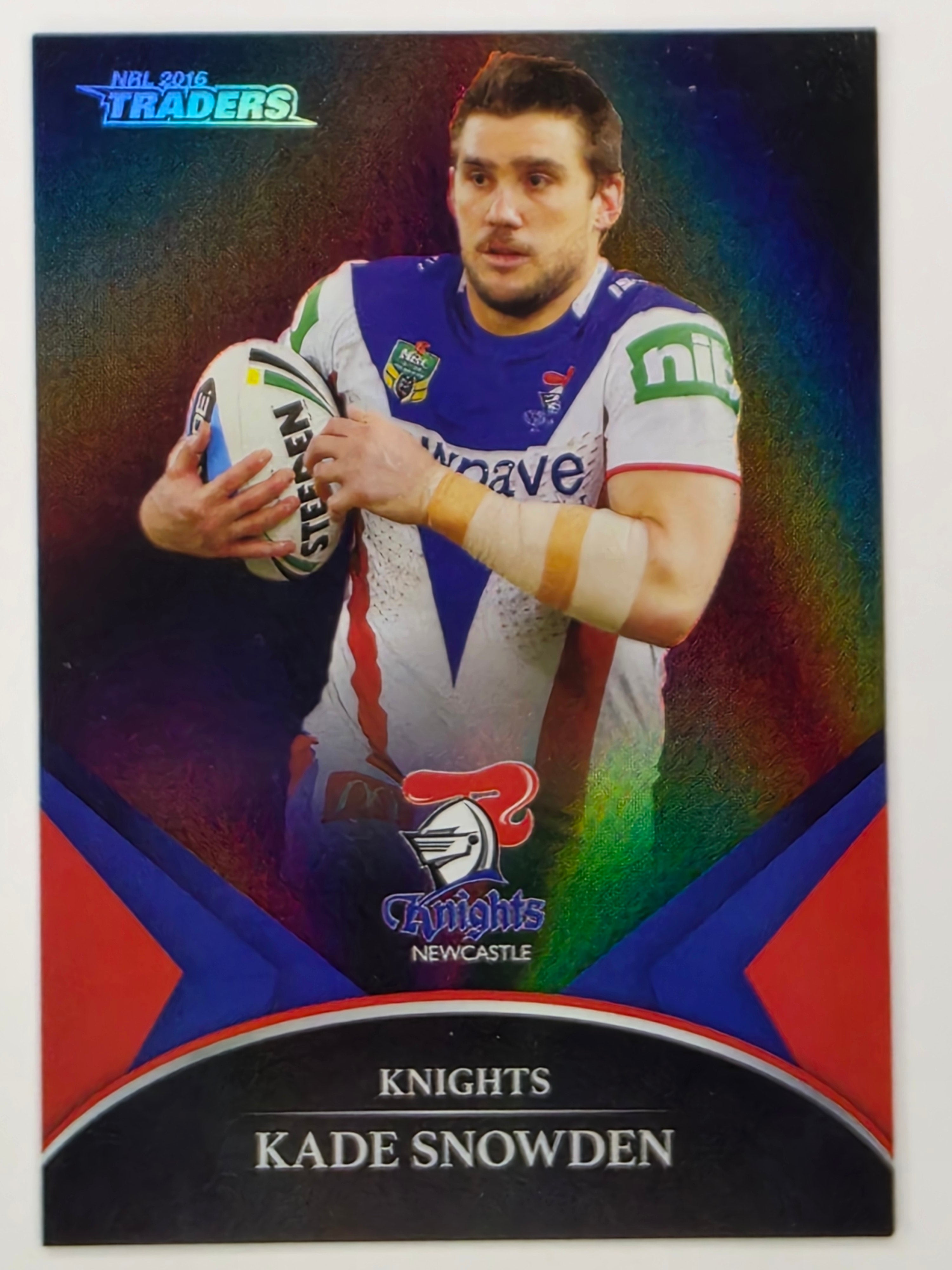 NRL 2016 Traders | Black Parallel #PS040 Kade Snowden Newcastle Knights