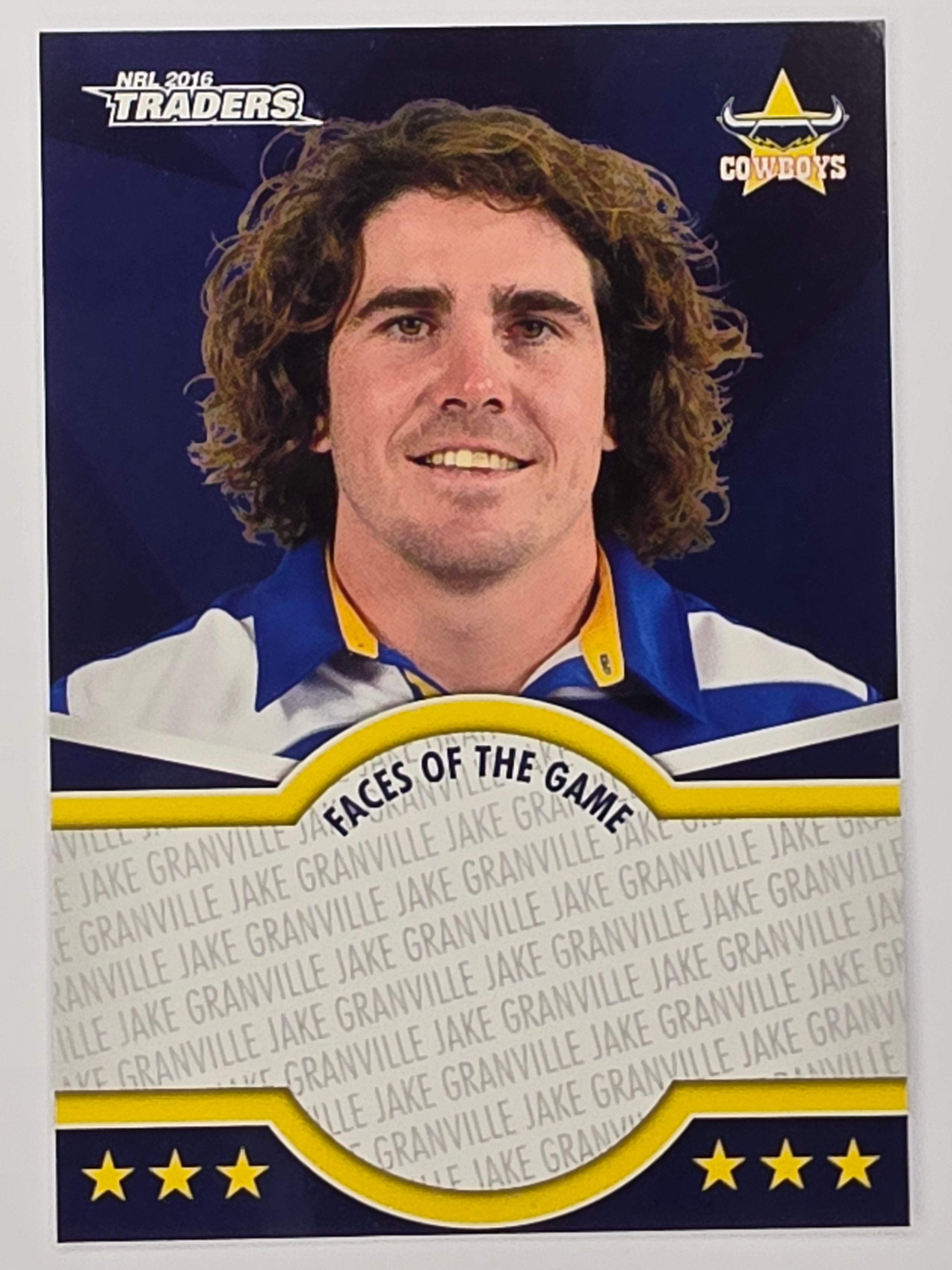 NRL 2016 Traders | Faces of the Game #FOTG25 Jake Granville North Queensland Cowboys NRL