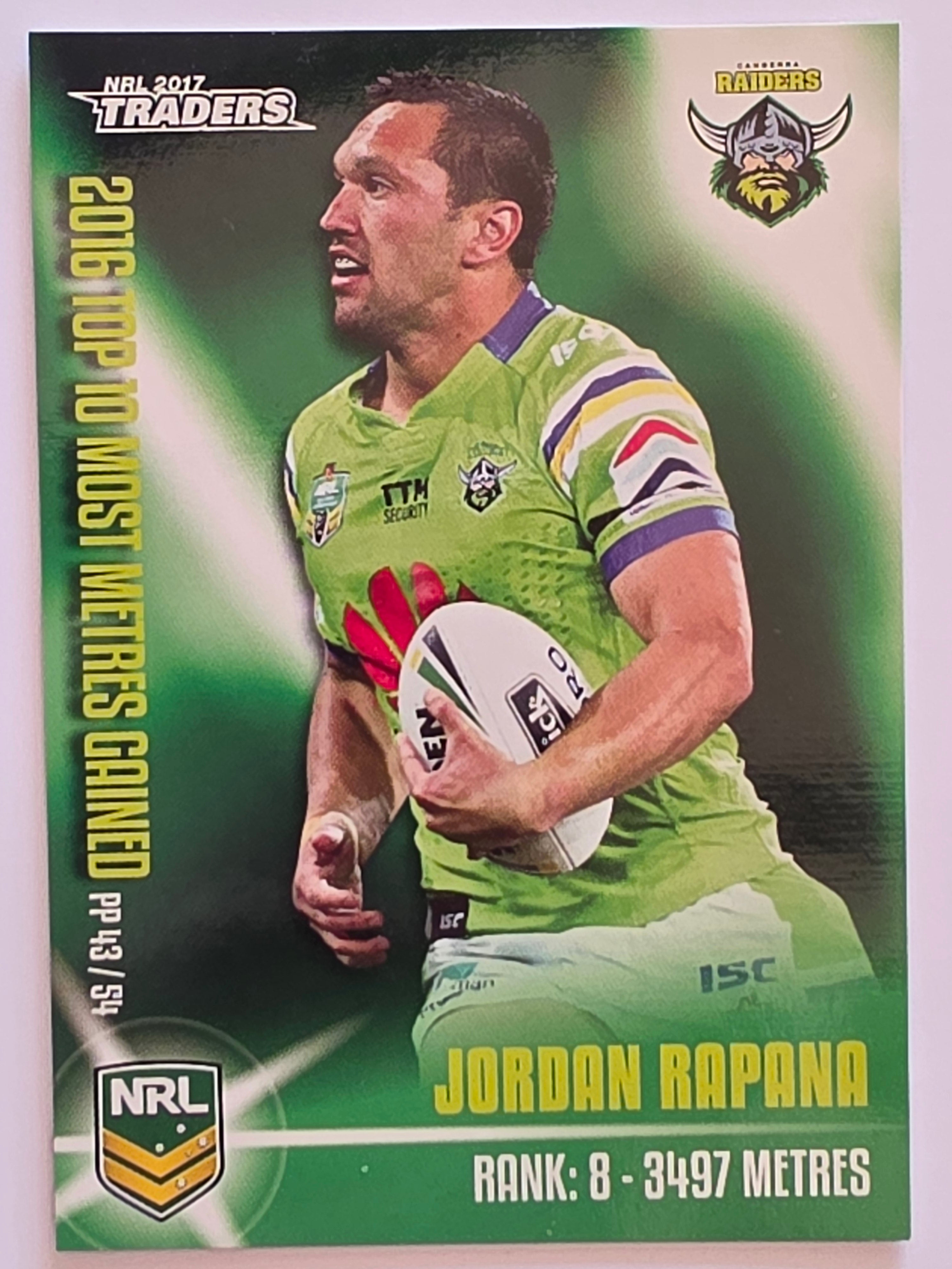 NRL 2017 Traders | Pieces of the Puzzle #PP43 | Jordan Rapana | Canberra Raiders