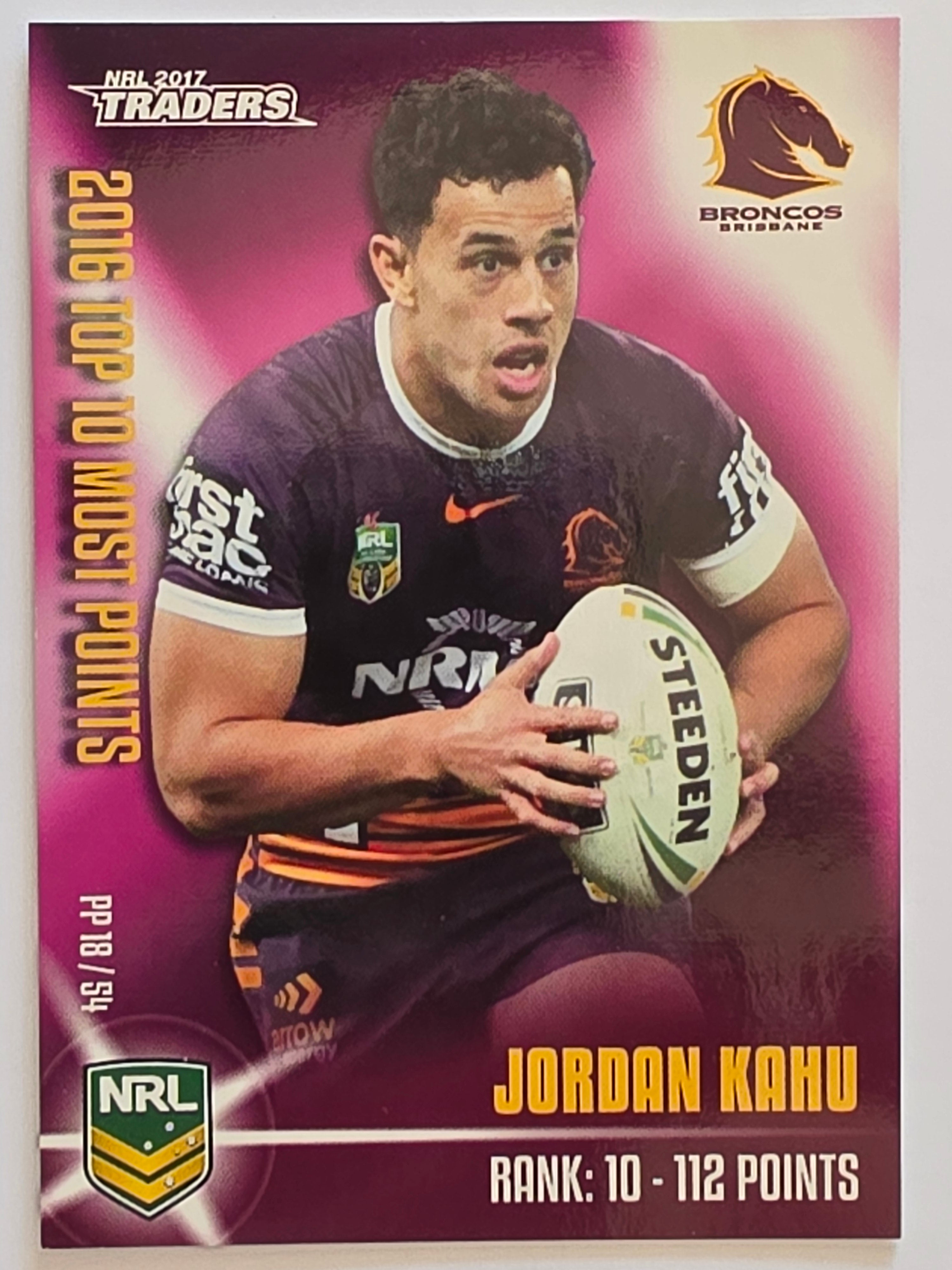 NRL 2017 Traders | Pieces of the Puzzle #PP18 | Jordan Kahu | Brisbane Broncos