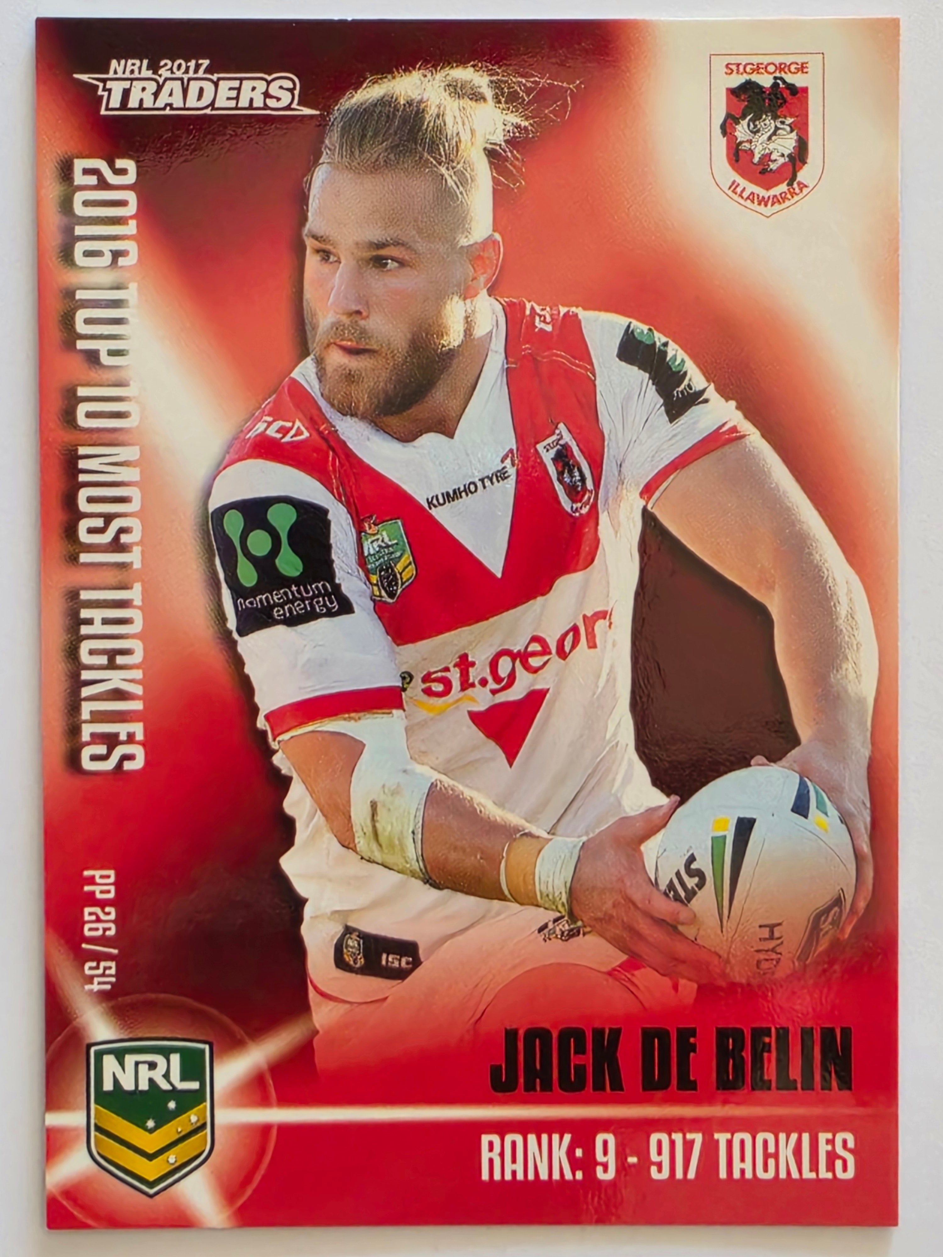 NRL 2017 Traders | Pieces of the Puzzle #PP26 | Jack de Belin | St. George Illawarra Dragons