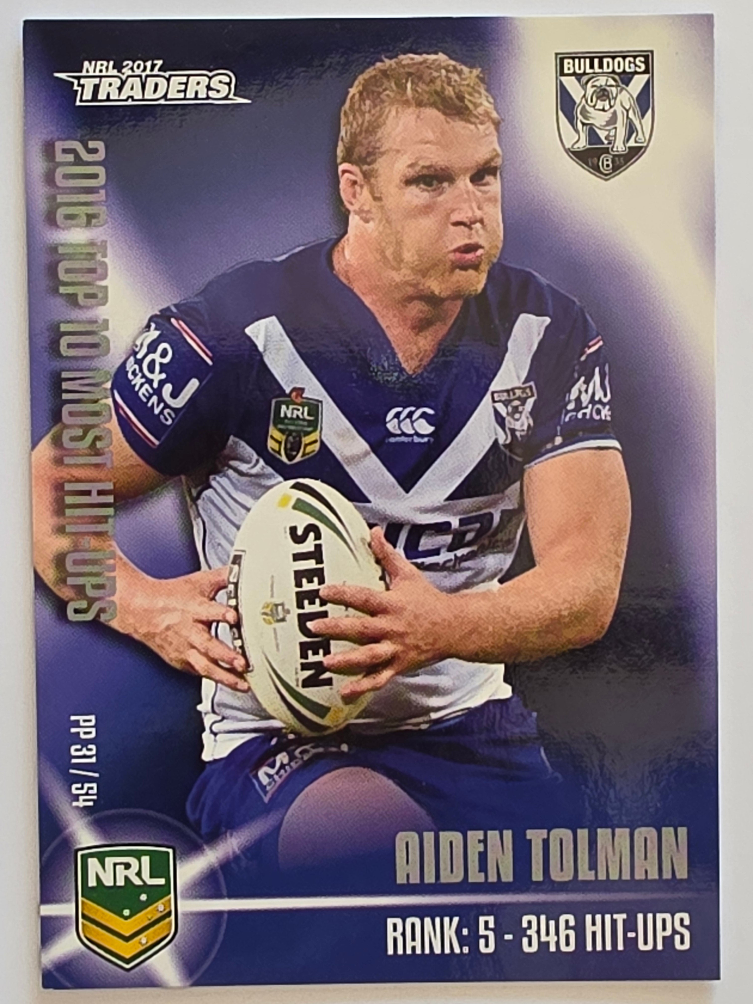 NRL 2017 Traders | Pieces of the Puzzle #PP31 | Aiden Tolman | Canterbury-Bankstown Bulldogs