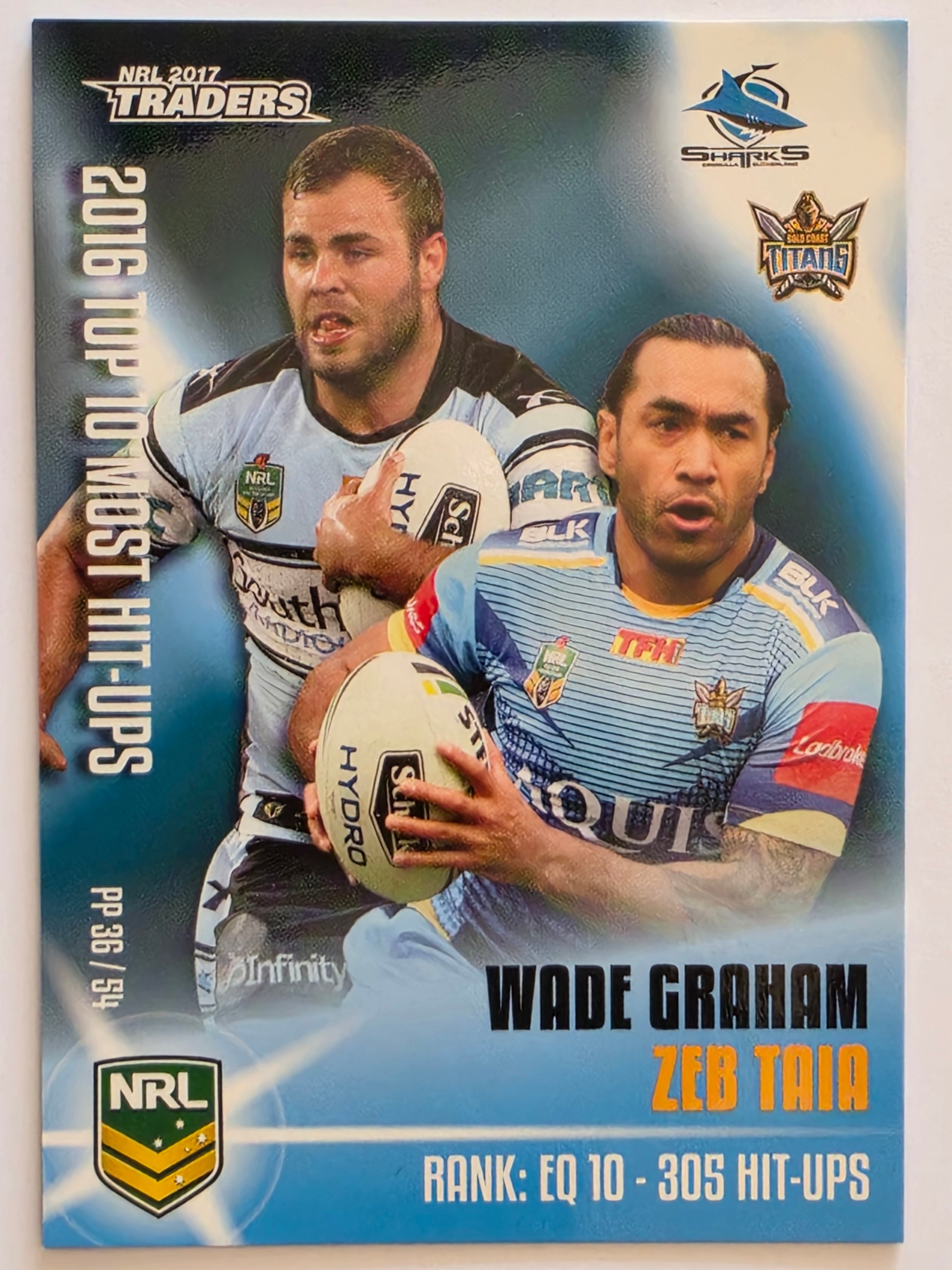 NRL 2017 Traders | Pieces of the Puzzle #PP36 | Wade Graham / Zeb Taia | Sharks / Titans