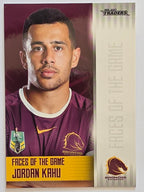 NRL 2017 Traders | Faces of the Game #FG2 | Jordan Kahu | Brisbane Broncos