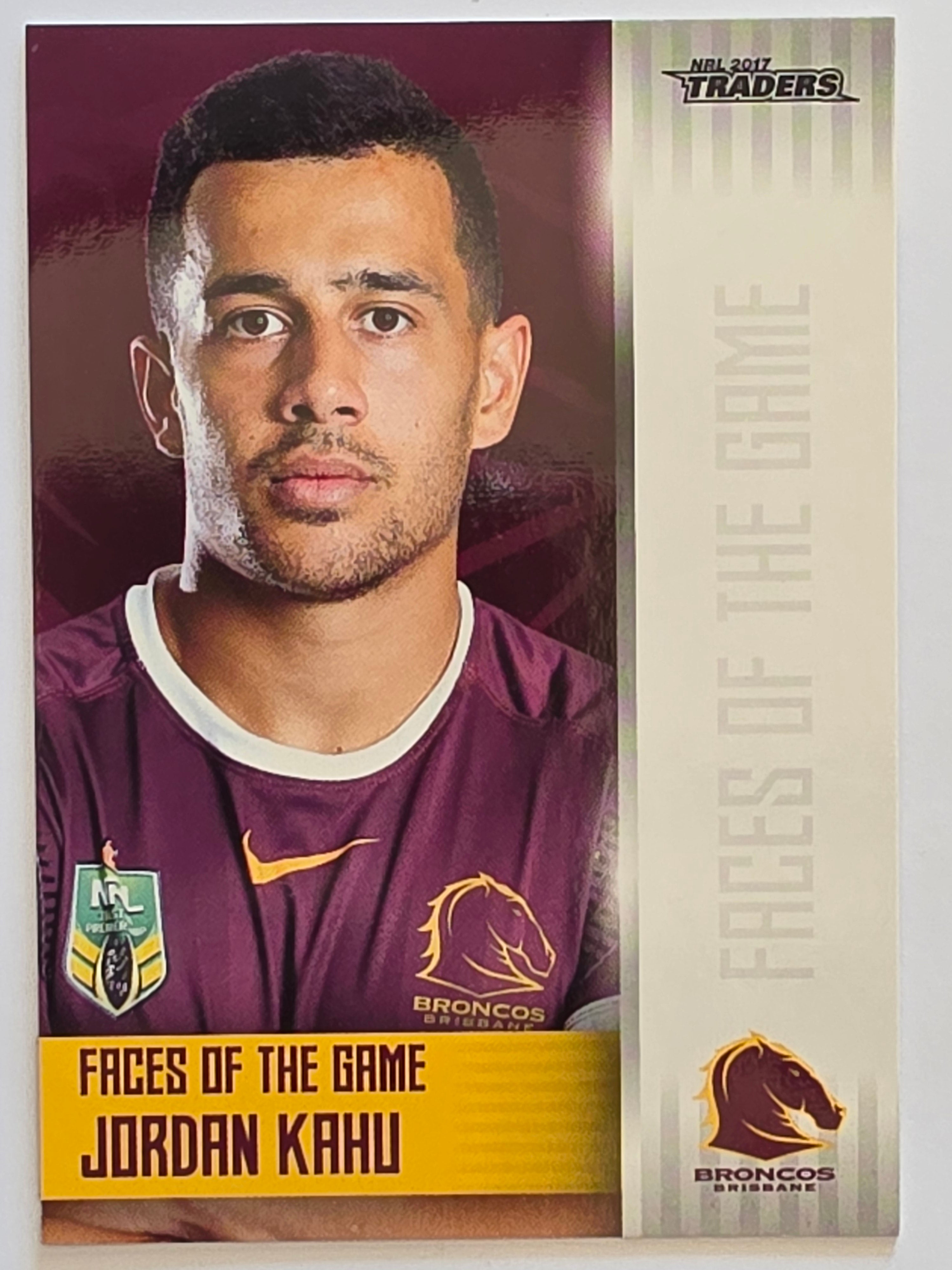 NRL 2017 Traders | Faces of the Game #FG2 | Jordan Kahu | Brisbane Broncos