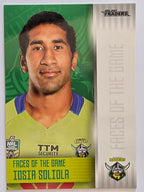 NRL 2017 Traders | Faces of the Game #FG5 | Iosia Soliola | Canberra Raiders