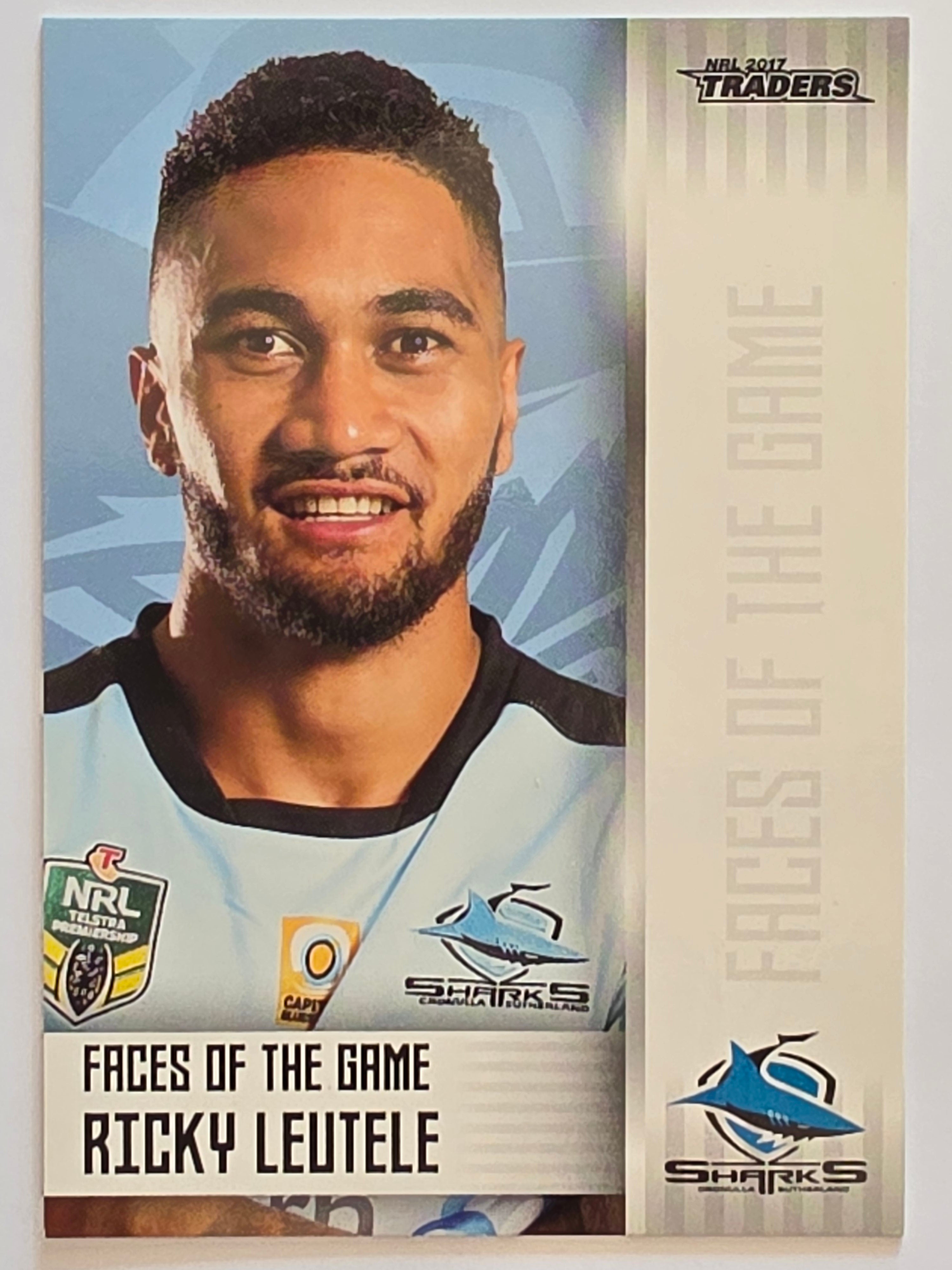 NRL 2017 Traders | Faces of the Game #FG10 | Ricky Leutele | Cronulla-Sutherland Sharks