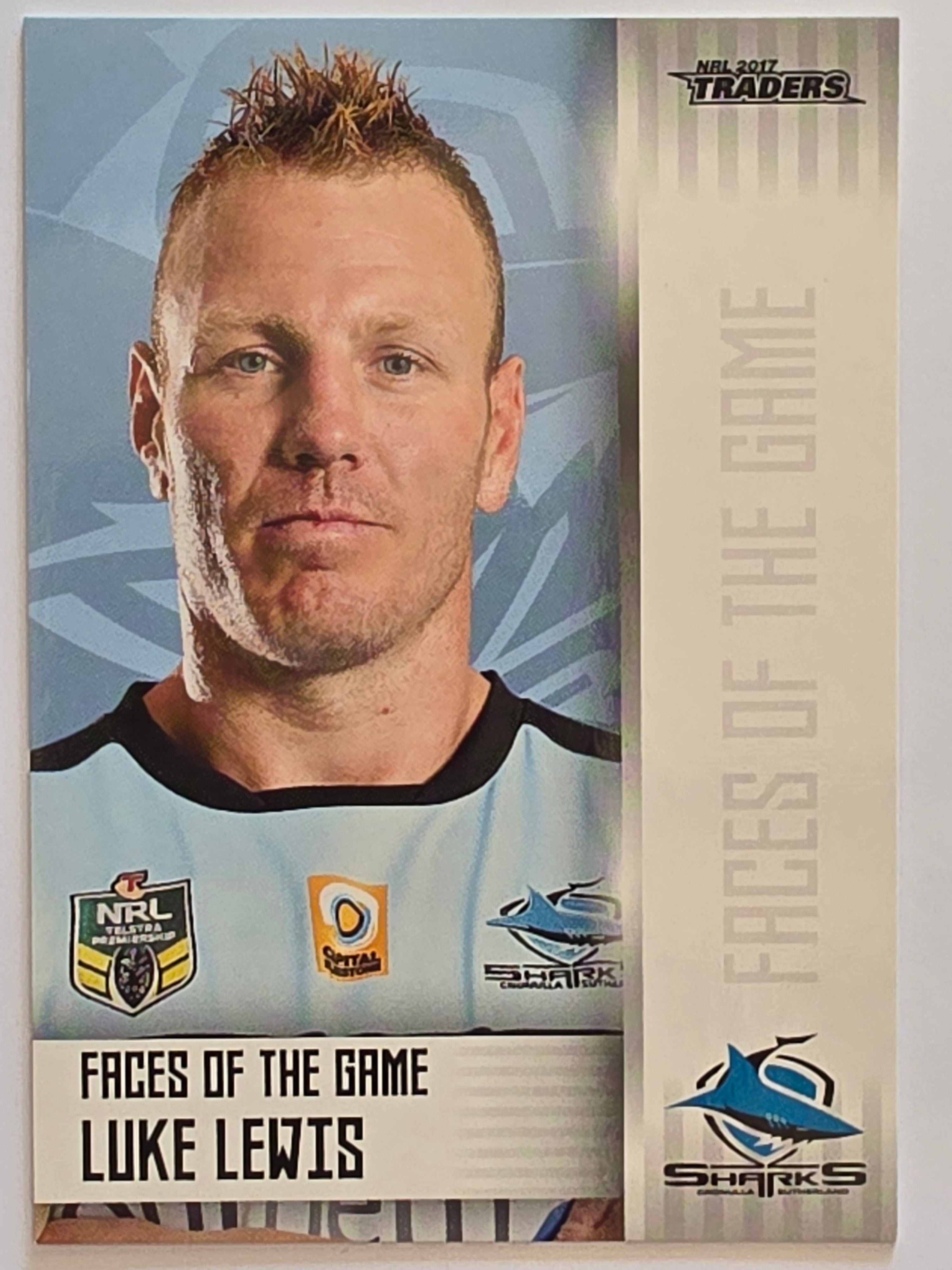 NRL 2017 Traders | Faces of the Game #FG11 | Luke Lewis | Cronulla-Sutherland Sharks