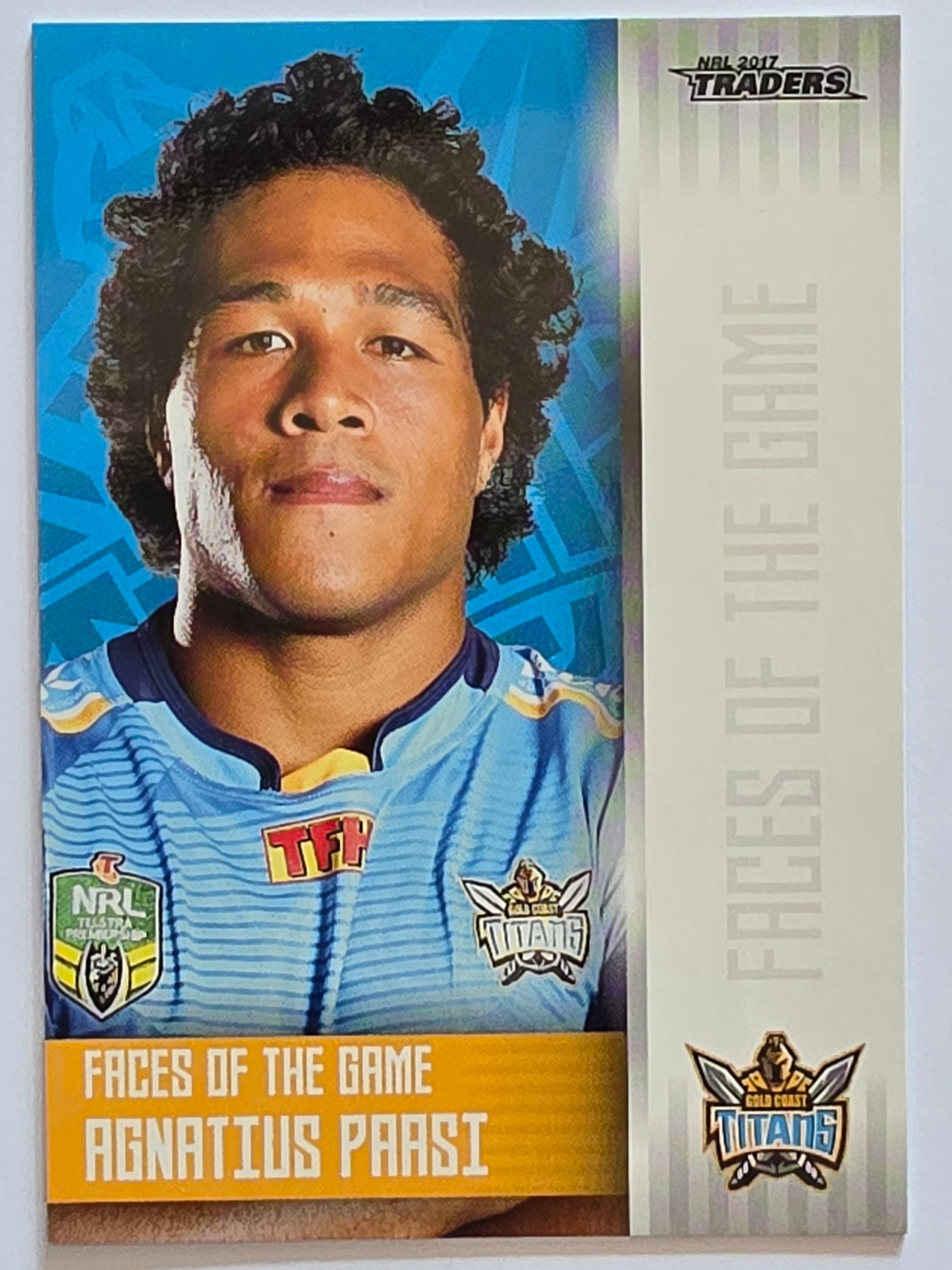 NRL 2017 Traders | Faces of the Game #FG13 | Agnatius Paasi | Gold Coast Titans