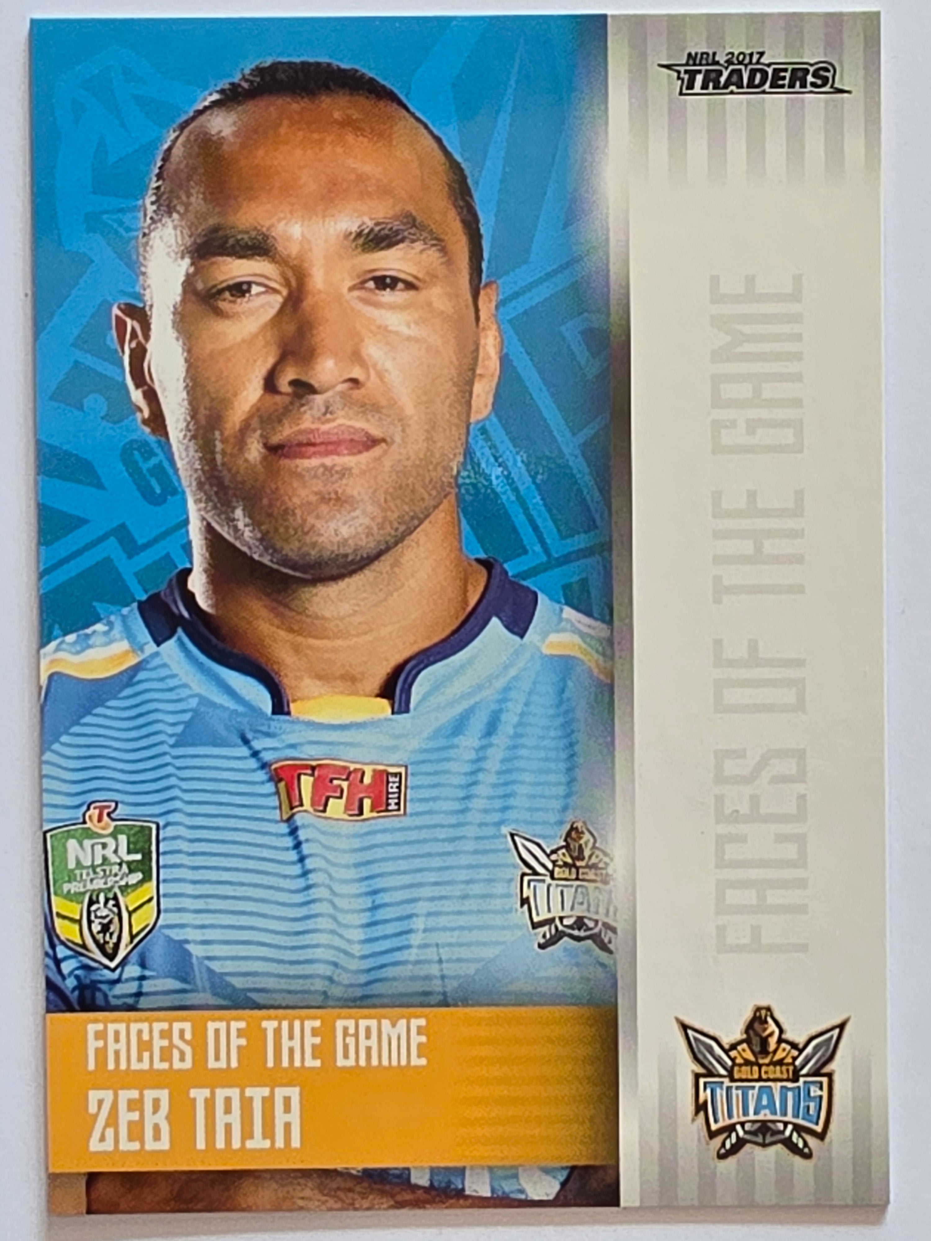 NRL 2017 Traders | Faces of the Game #FG15 | Zeb Taia | Gold Coast Titans