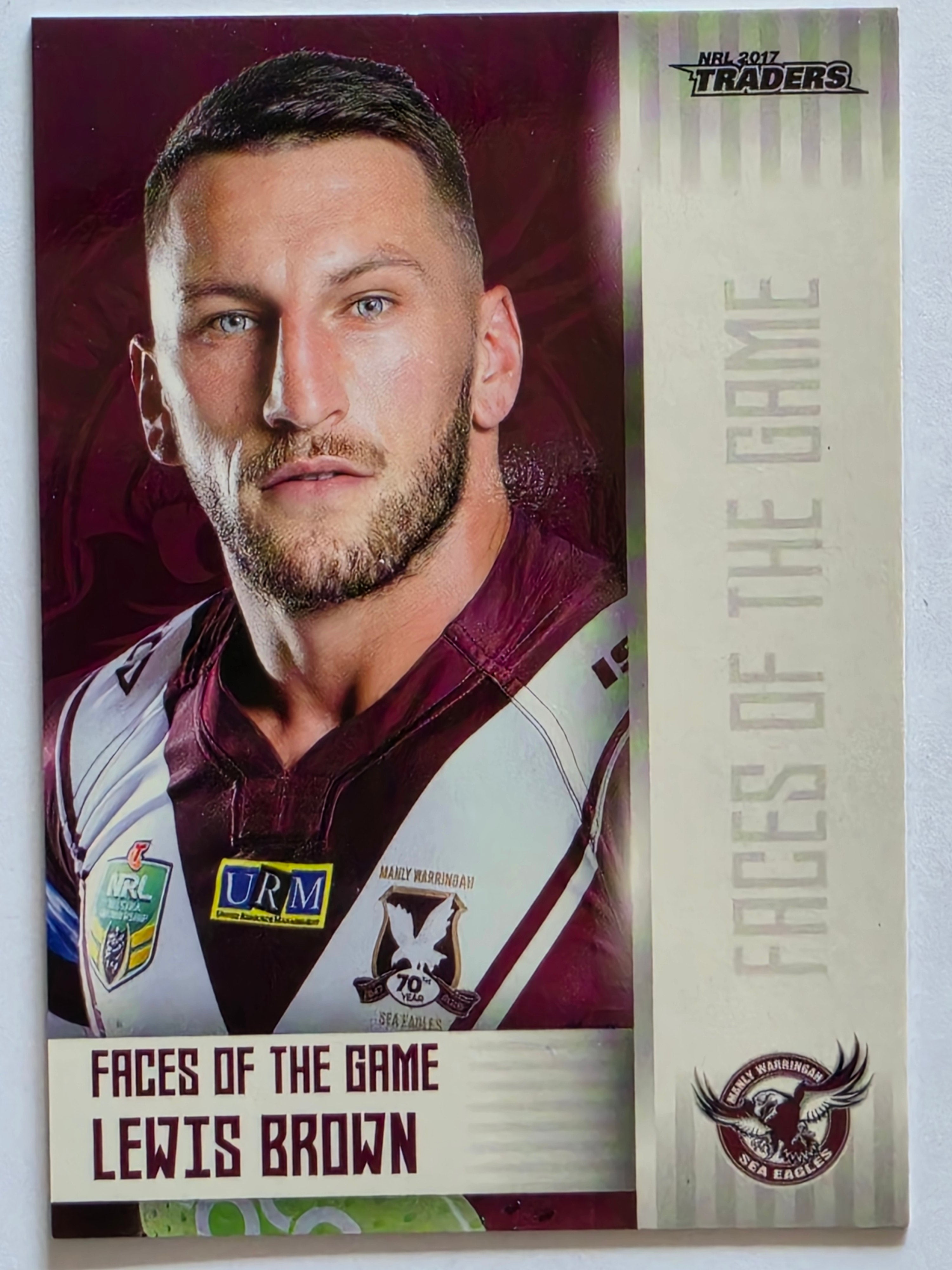 NRL 2017 Traders | Faces of the Game #FG16 | Lewis Brown | Manly Warringah Sea Eagles