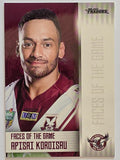 NRL 2017 Traders | Faces of the Game #FG17 | Apisai Koroisau | Manly Warringah Sea Eagles