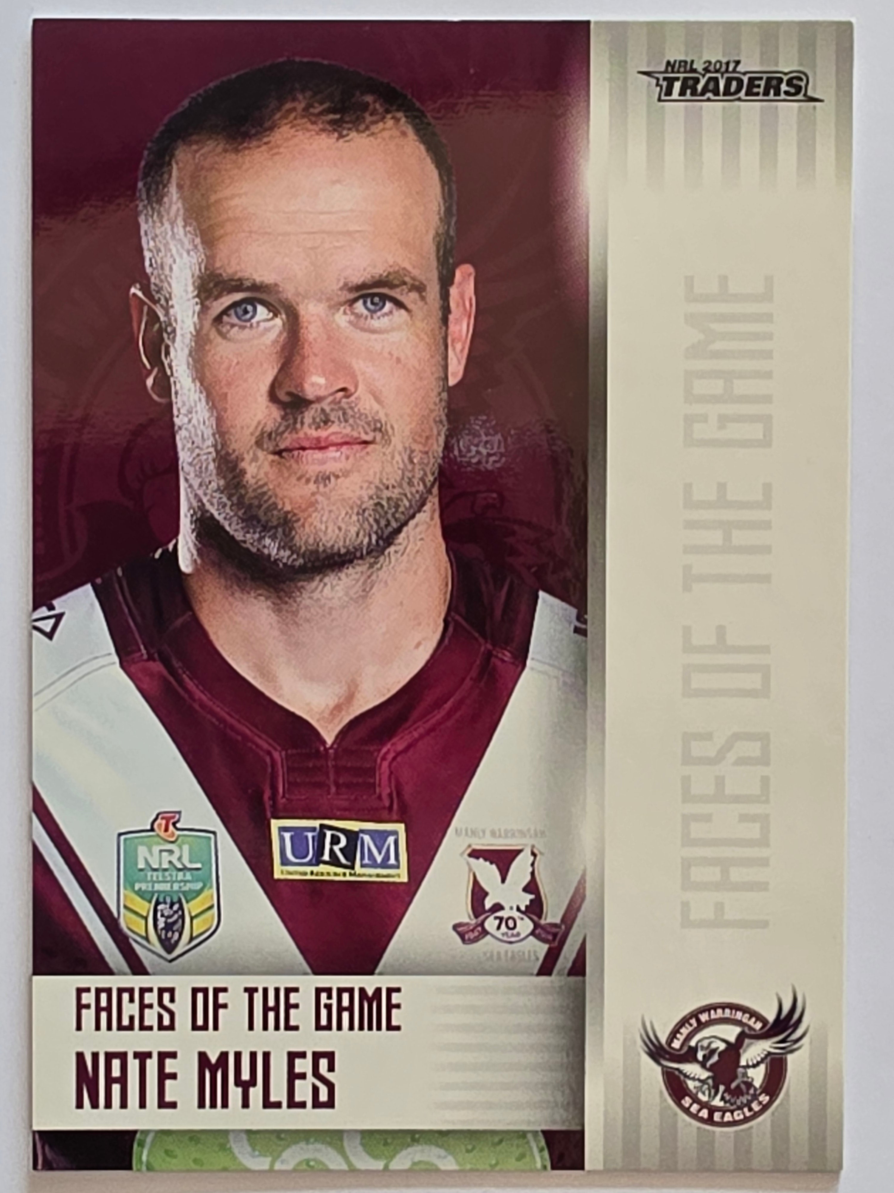 NRL 2017 Traders | Faces of the Game #FG18 | Nate Myles | Manly Warringah Sea Eagles