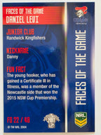 NRL 2017 Traders | Faces of the Game #FG22 | Daniel Levi | Newcastle Knights