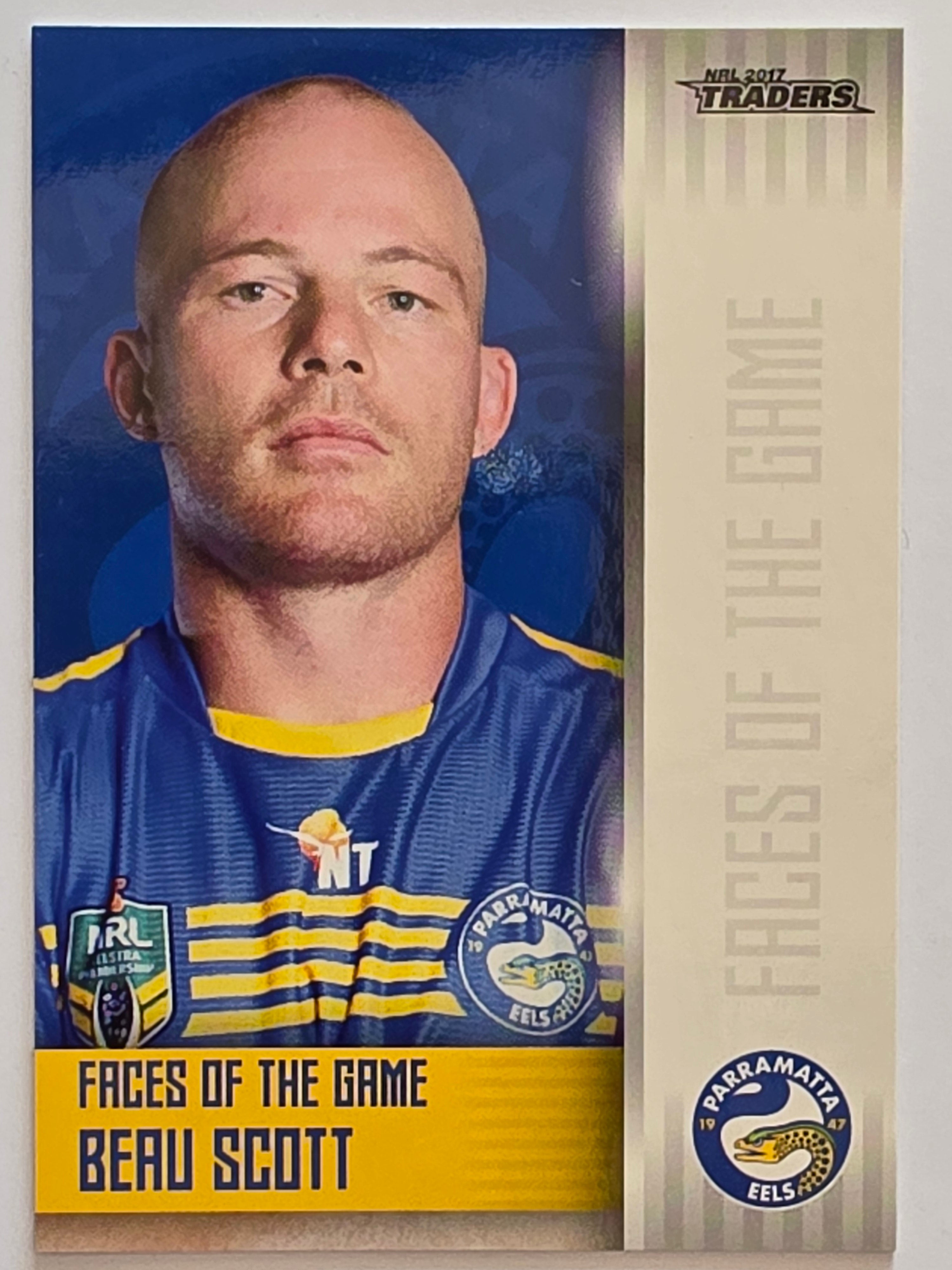 NRL 2017 Traders | Faces of the Game #FG29 | Beau Scott | Parramatta Eels