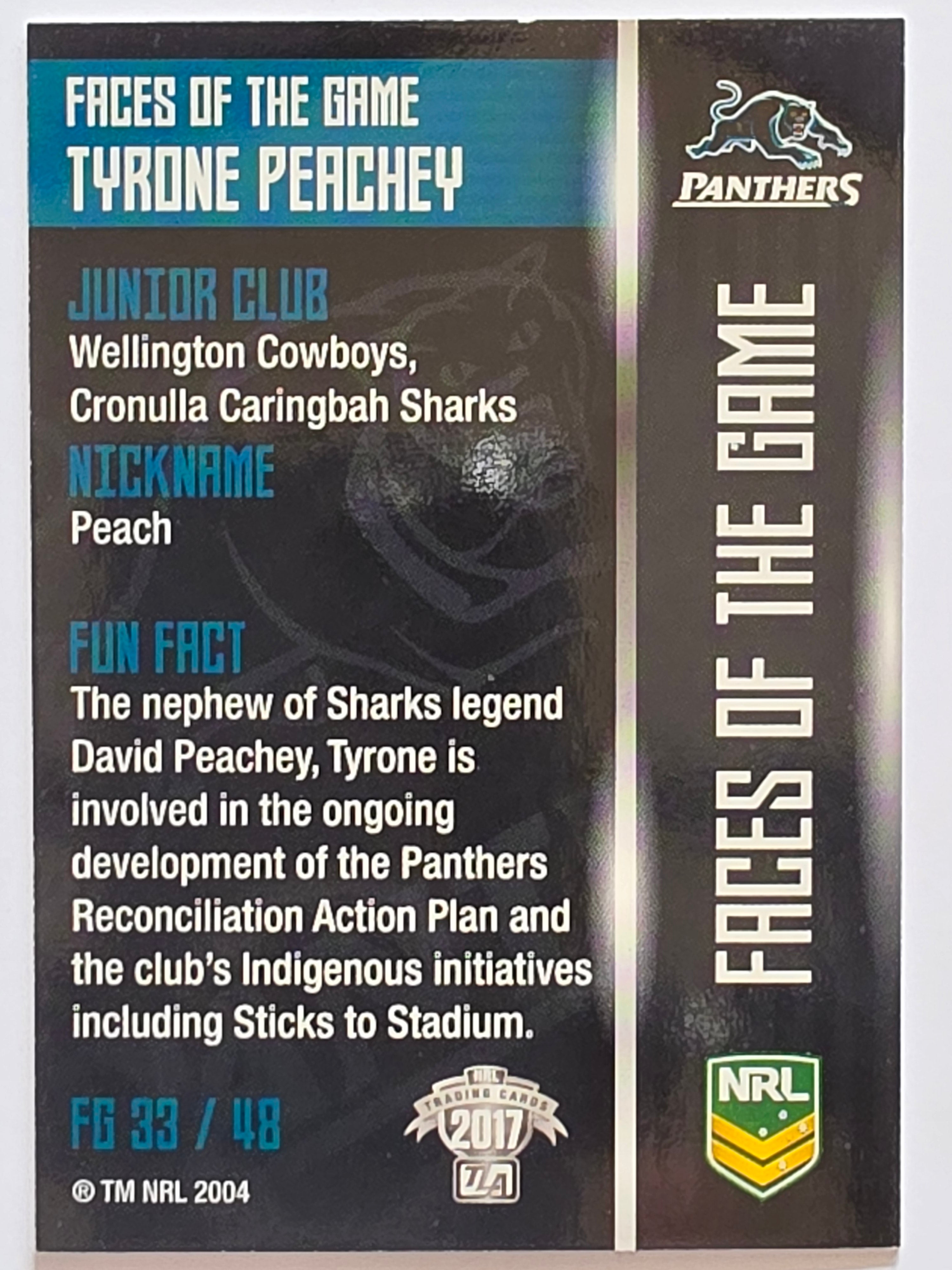 NRL 2017 Traders | Faces of the Game #FG33 | Tyrone Peachey | Penrith Panthers