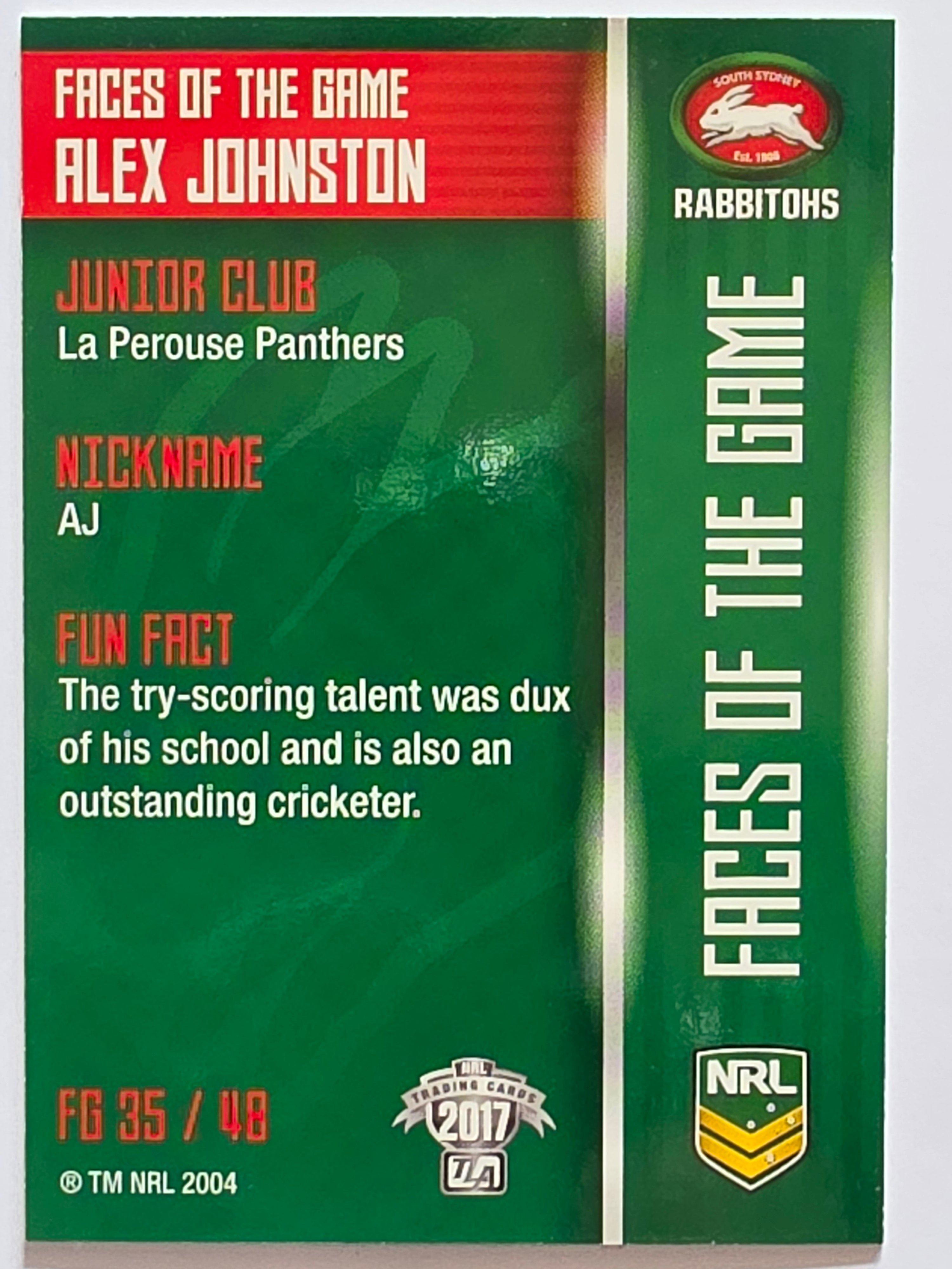 NRL 2017 Traders | Faces of the Game #FG35 | Alex Johnston | South Sydney Rabbitohs