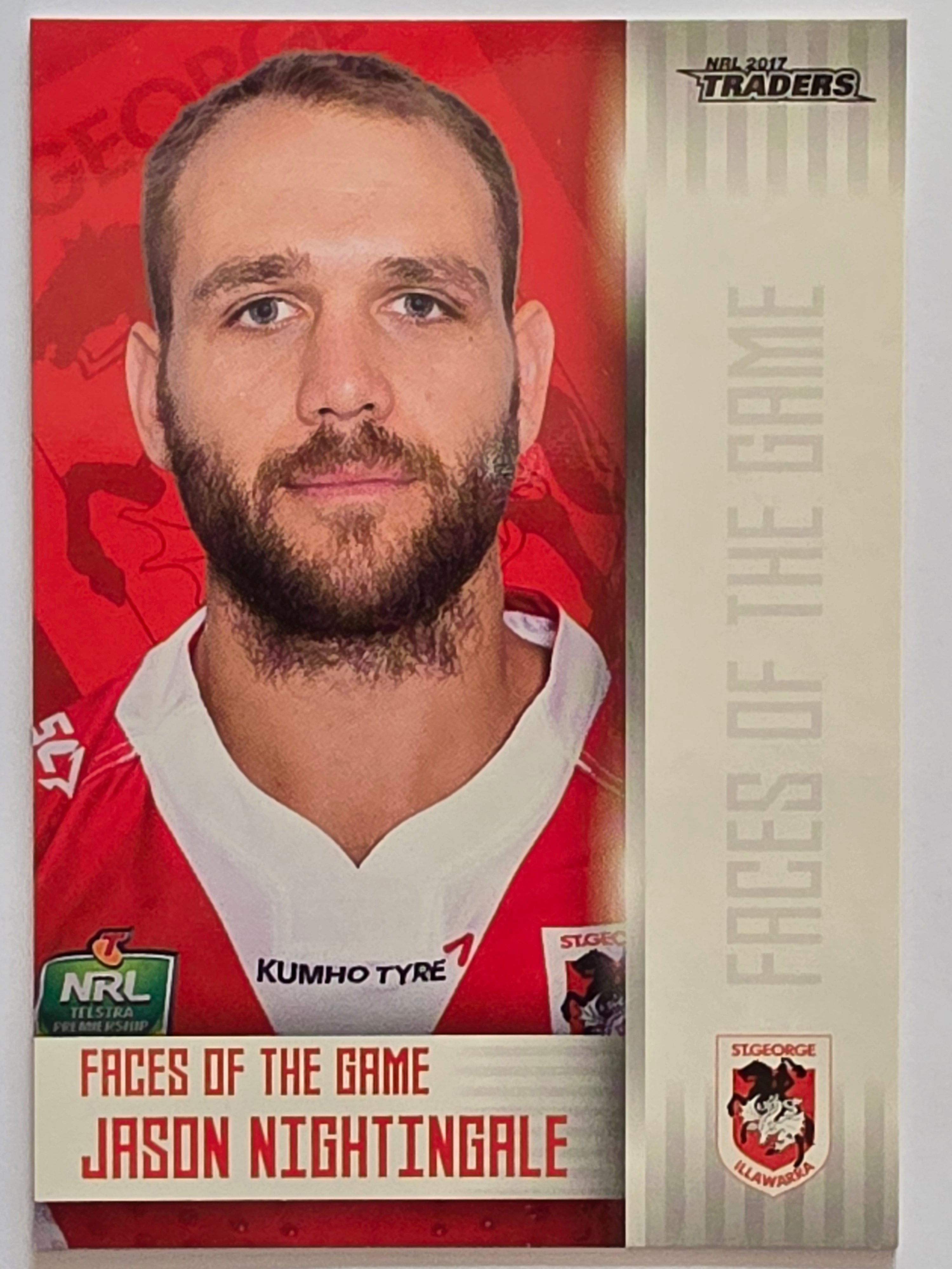 NRL 2017 Traders | Faces of the Game #FG38 | Jason Nightingale | St. George Illawarra Dragons
