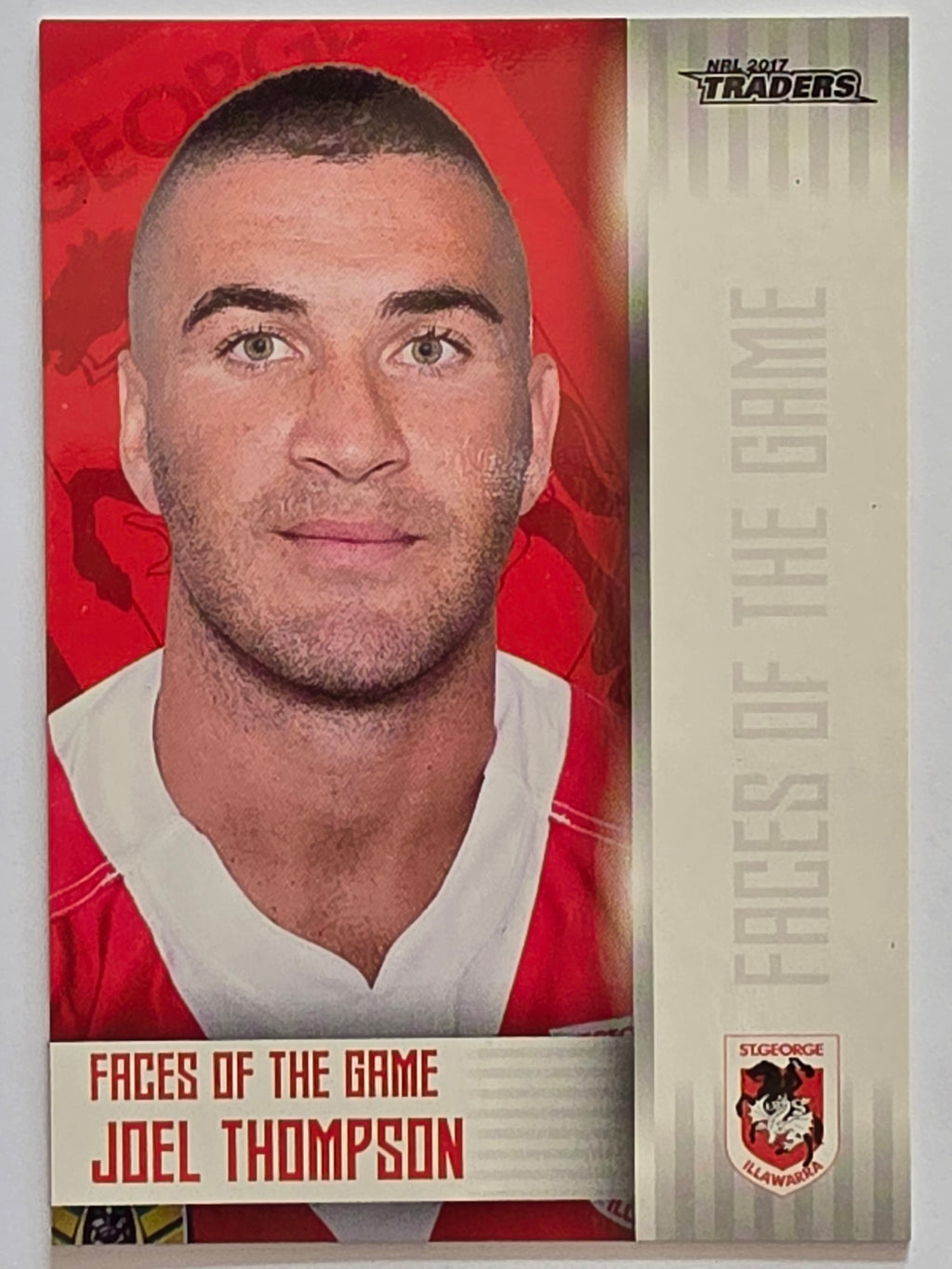 NRL 2017 Traders | Faces of the Game #FG39 | Joel Thompson | St. George Illawarra Dragons