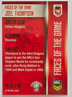 NRL 2017 Traders | Faces of the Game #FG39 | Joel Thompson | St. George Illawarra Dragons