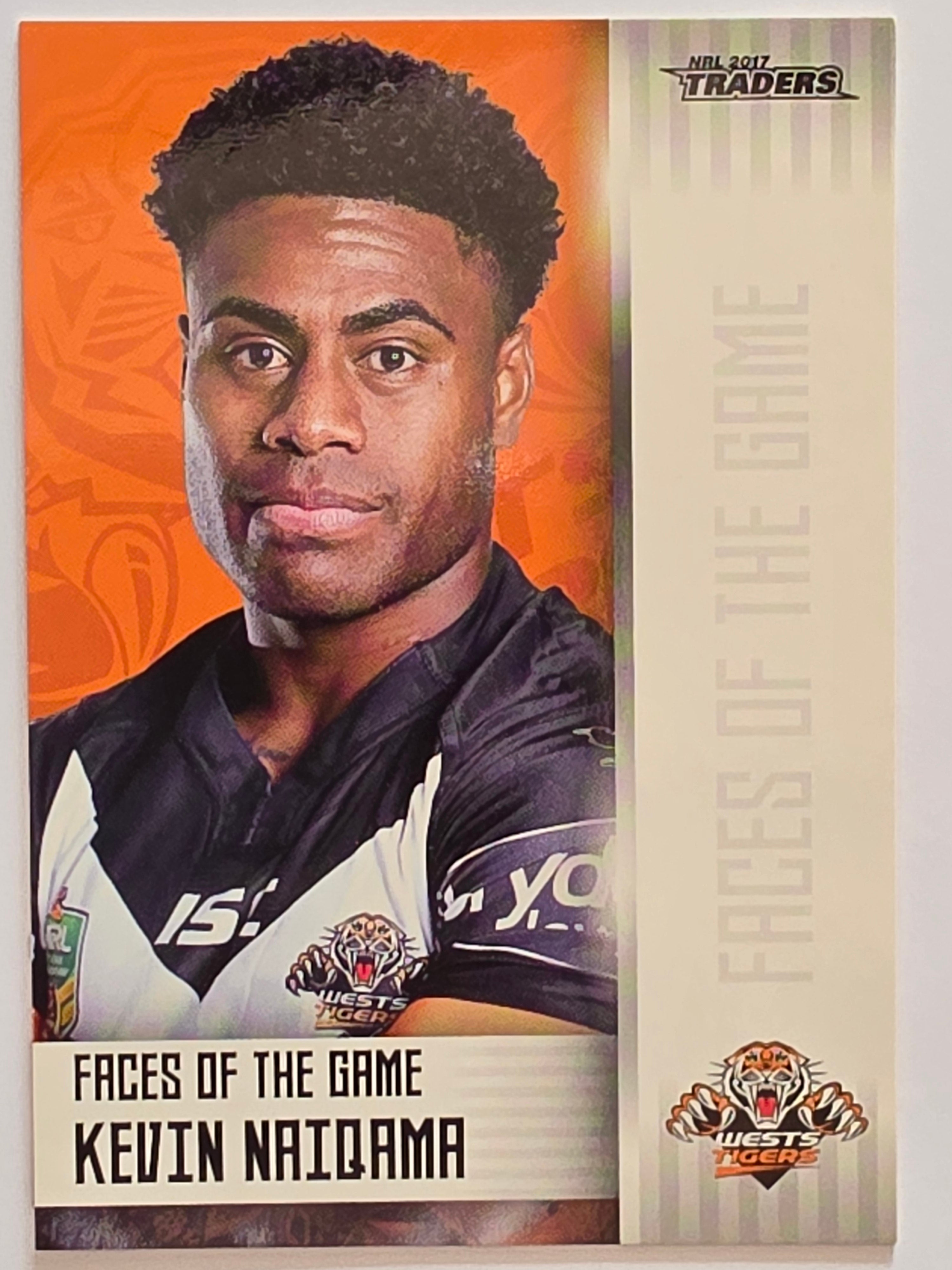 NRL 2017 Traders | Faces of the Game #FG48 | Kevin Naiqama | Wests Tigers