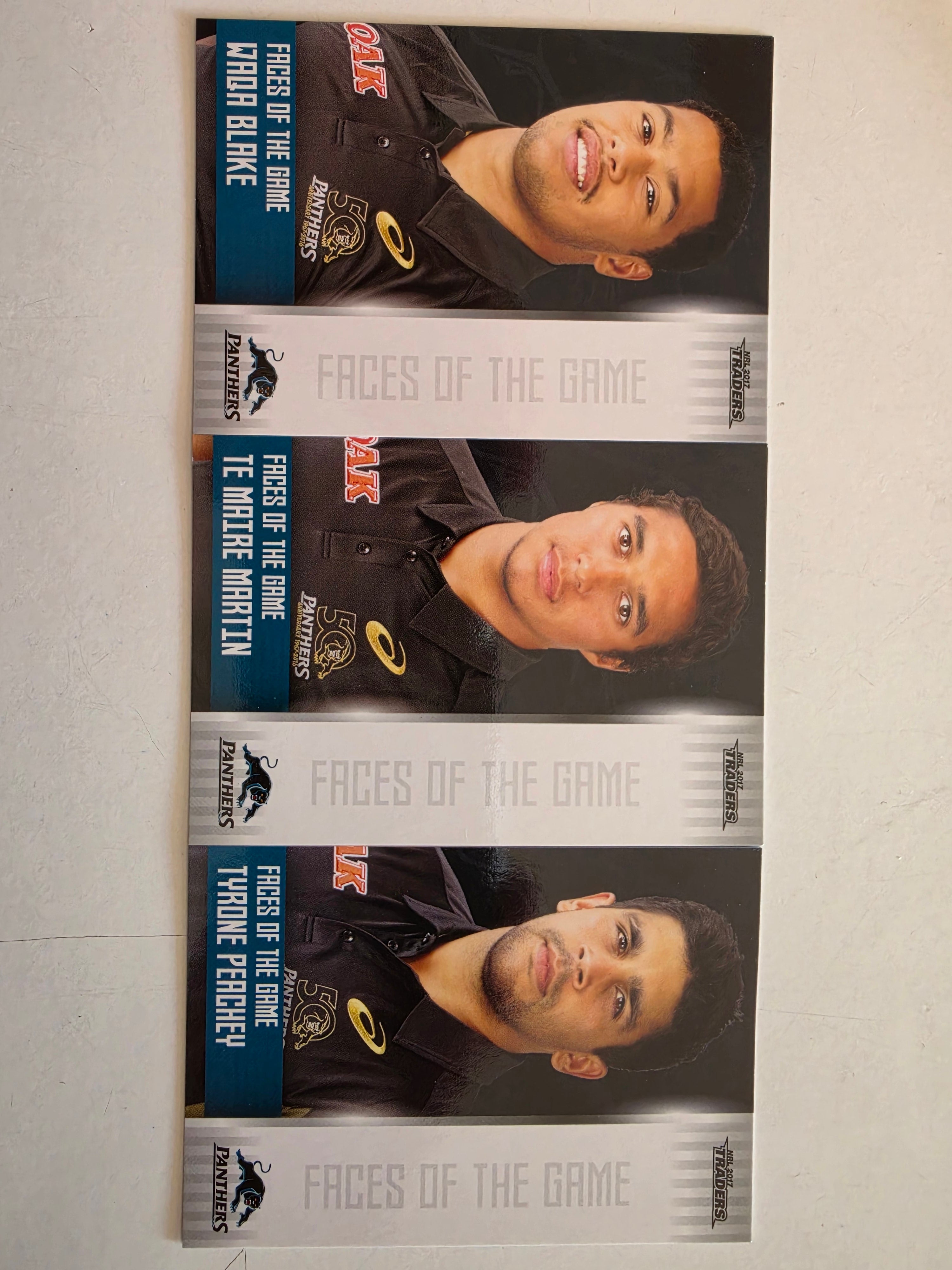 NRL 2017 Traders | Faces of the Game Team Set (3 Cards) Penrith Panthers