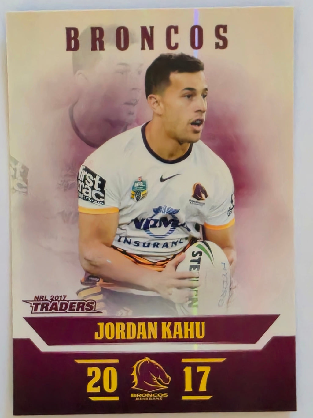 NRL 2017 Traders | Pearl Special #005 | Jordan Kahu | Brisbane Broncos