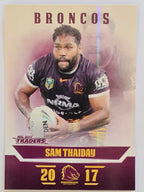 NRL 2017 Traders | Pearl Special #010 | Sam Thaiday | Brisbane Broncos