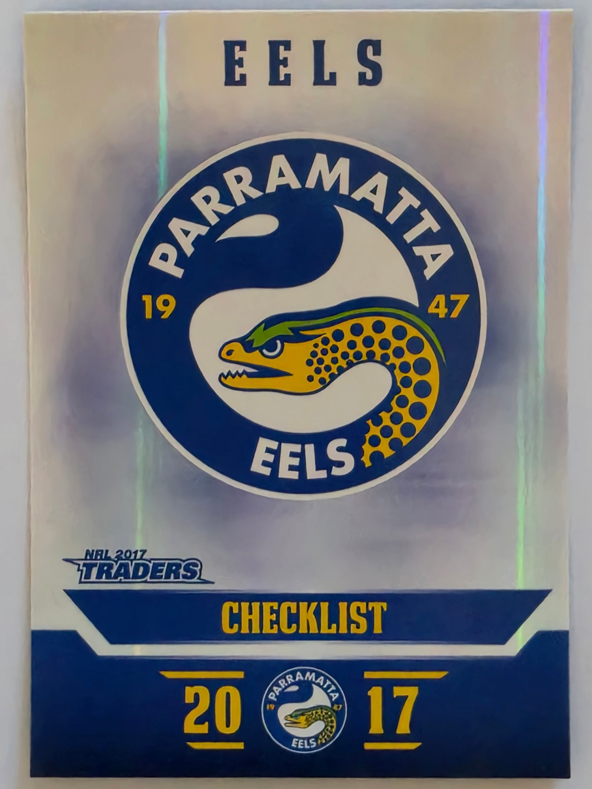 NRL 2017 Traders | Pearl Special #091 | Eels Checklist | Parramatta Eels