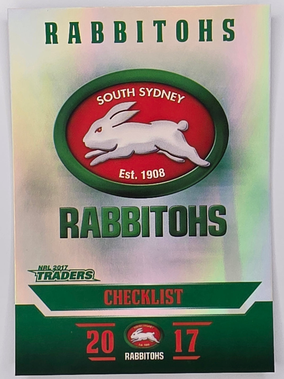 NRL 2017 Traders | Pearl Special #111 | Rabbitohs Checklist | South Sydney Rabbitohs