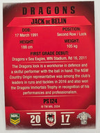 NRL 2017 Traders | Pearl Special #124 | Jack de Belin | St. George Illawarra Dragons