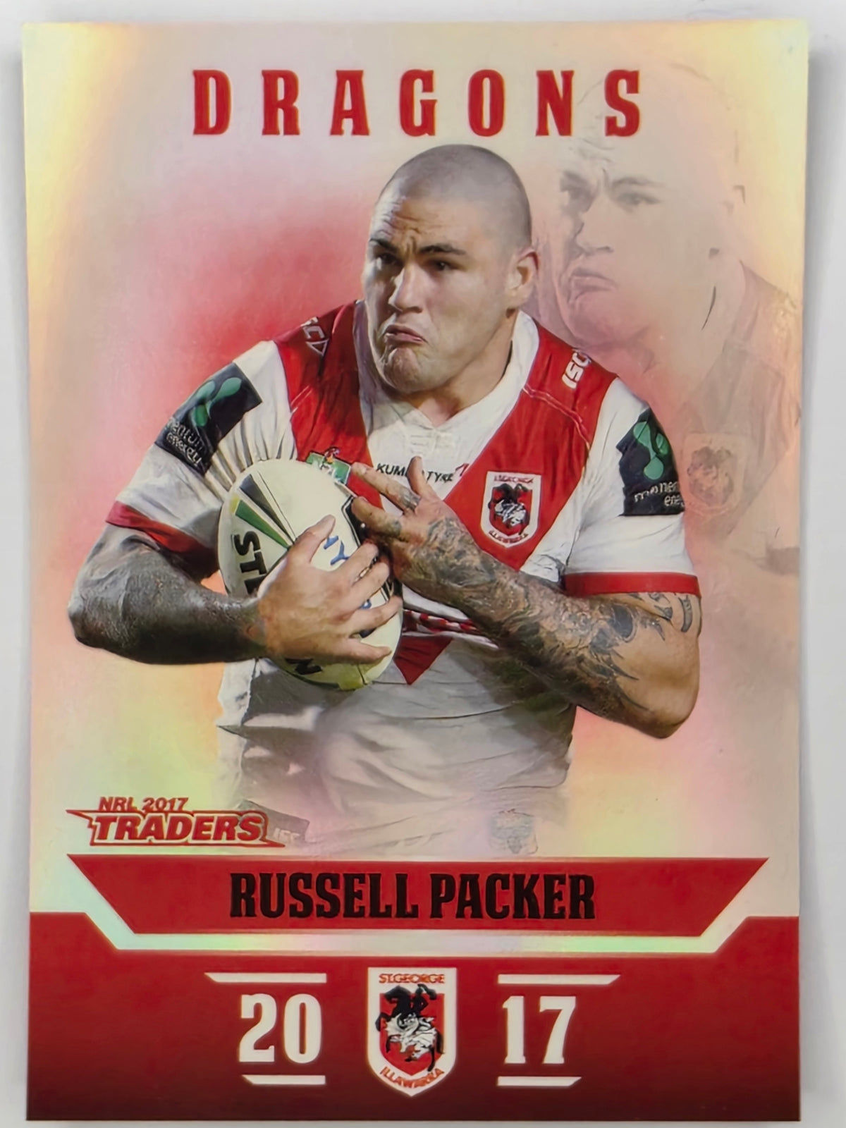 NRL 2017 Traders | Pearl Special #127 | Russell Packer | St. George Illawarra Dragons