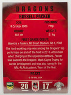 NRL 2017 Traders | Pearl Special #127 | Russell Packer | St. George Illawarra Dragons