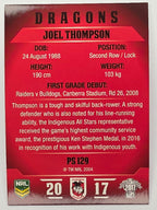 NRL 2017 Traders | Pearl Special #129 | Joel Thompson | St. George Illawarra Dragons