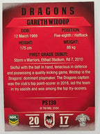 NRL 2017 Traders | Pearl Special #130 | Gareth Widdop | St. George Illawarra Dragons