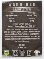 NRL 2017 Traders | Pearl Special #142 | David Fusitu’a | Warriors