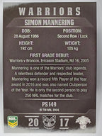 NRL 2017 Traders | Pearl Special #149 | Simon Mannering | Warriors