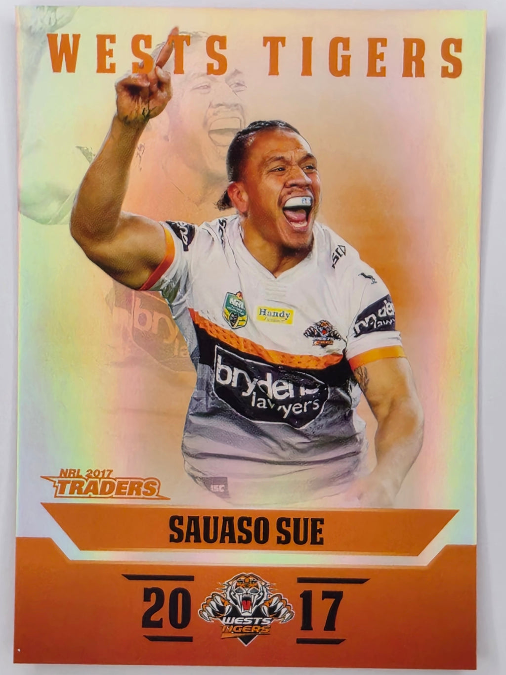 NRL 2017 Traders | Pearl Special #158 | Sauaso Sue | Wests Tigers