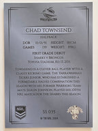 NRL 2019 Elite Silver Parallel #35 Chad Townsend Cronulla Sutherland Sharks