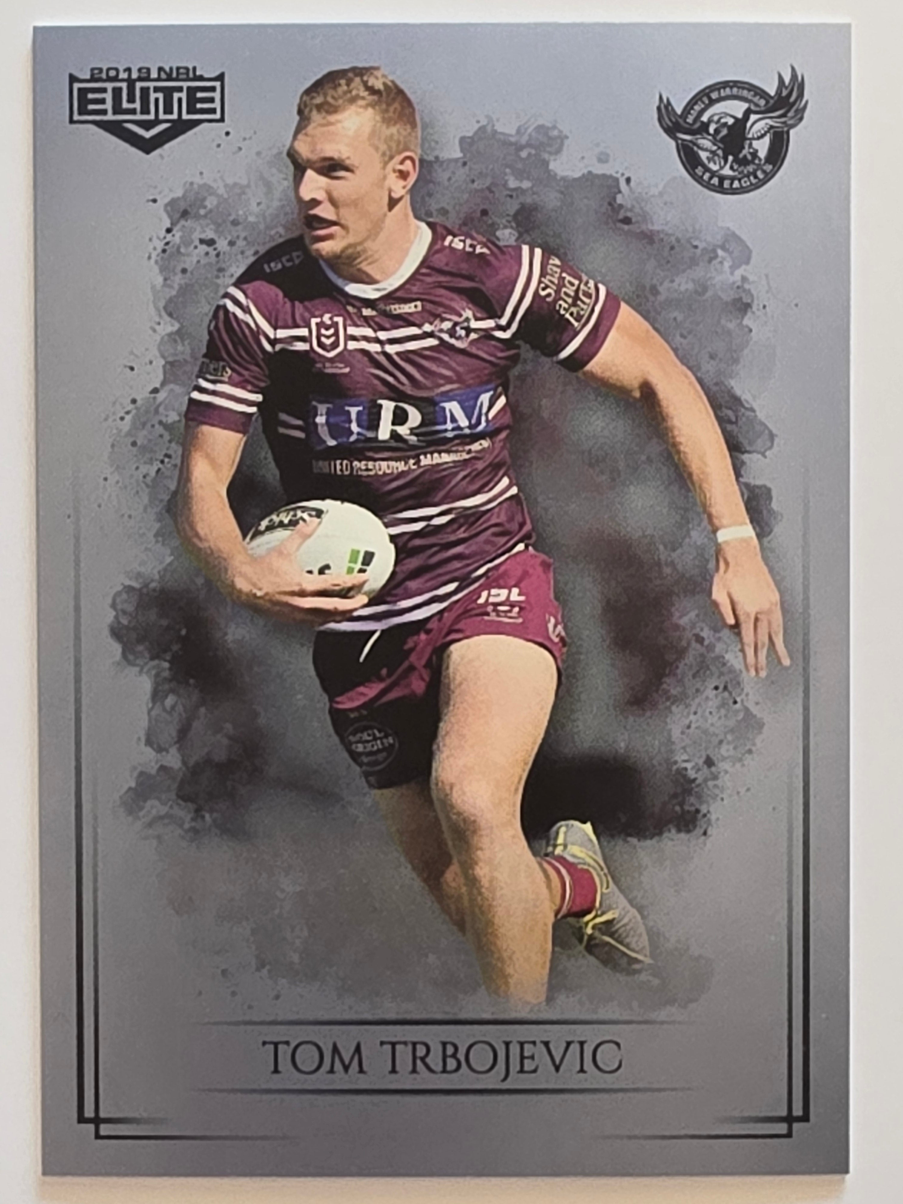 NRL 2019 Elite Silver Parallel #54 Tom Trbojevic Manly Warringah Sea Eagles