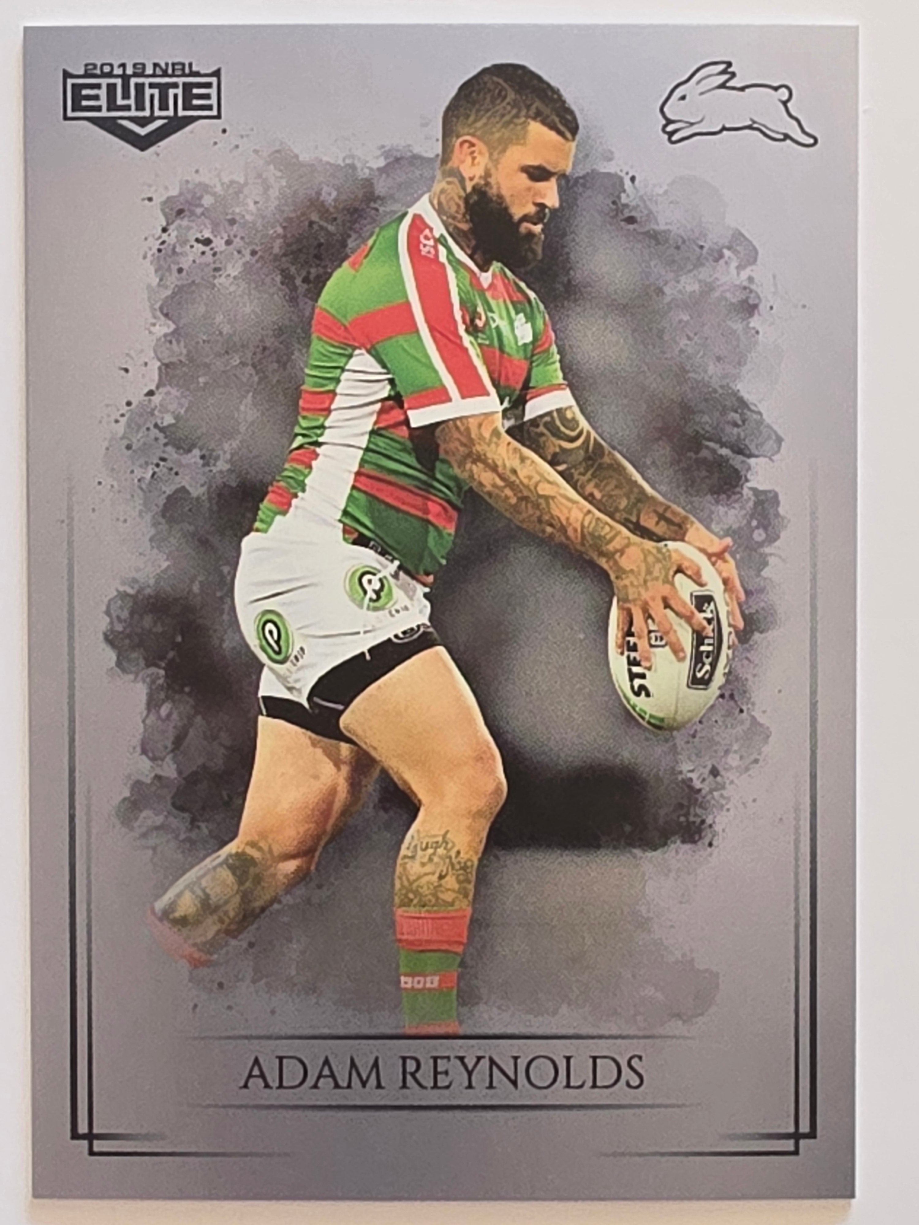 NRL 2019 Elite Silver Parallel #107 Adam Reynolds South Sydney Rabbitohs