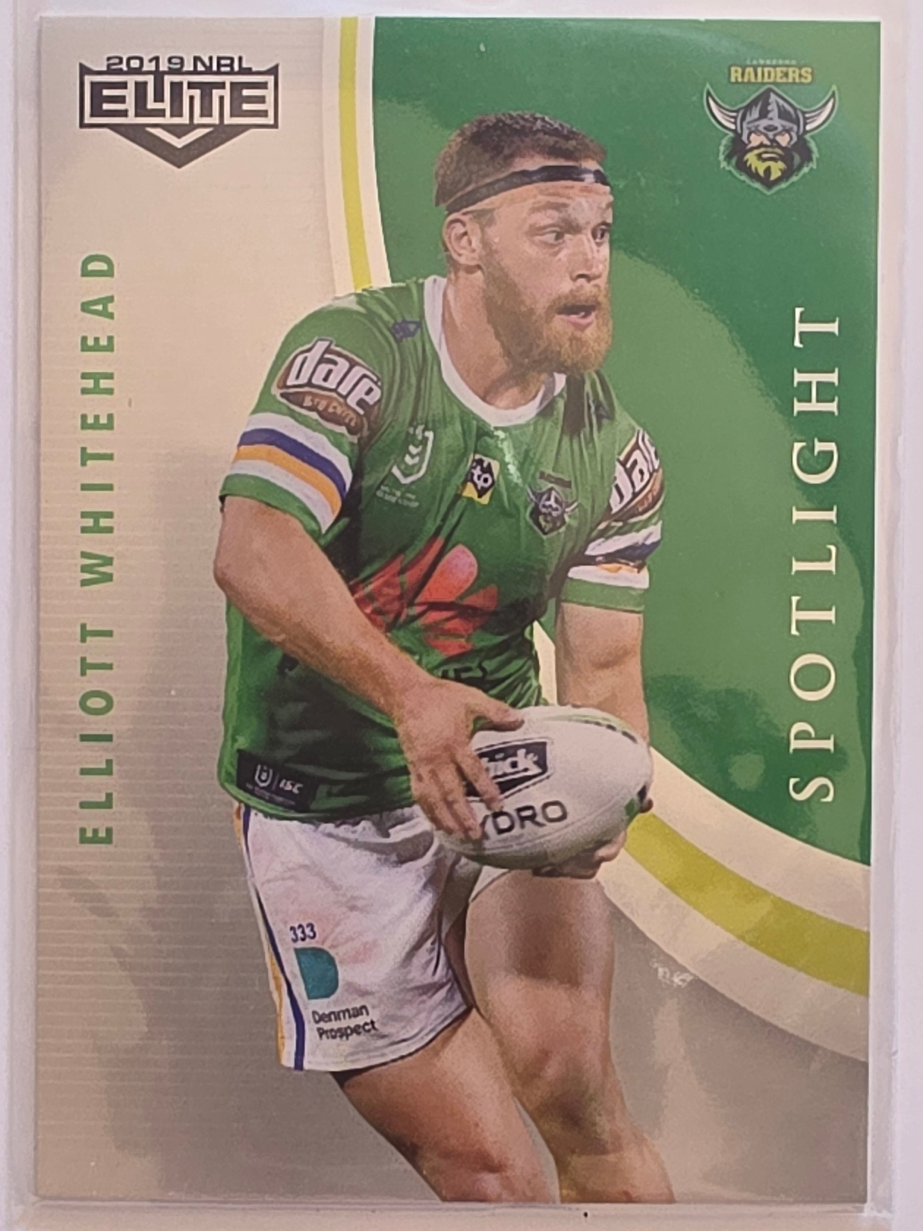 NRL 2019 Elite Spotlight #SP04 Elliott Whitehead Canberra Raiders