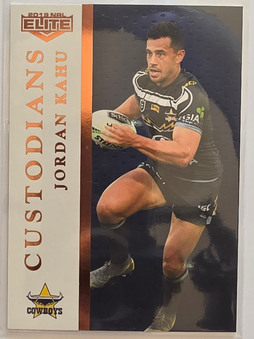 NRL 2019 Elite Custodians #C9 Jordan Kahu North Queensland Cowboys