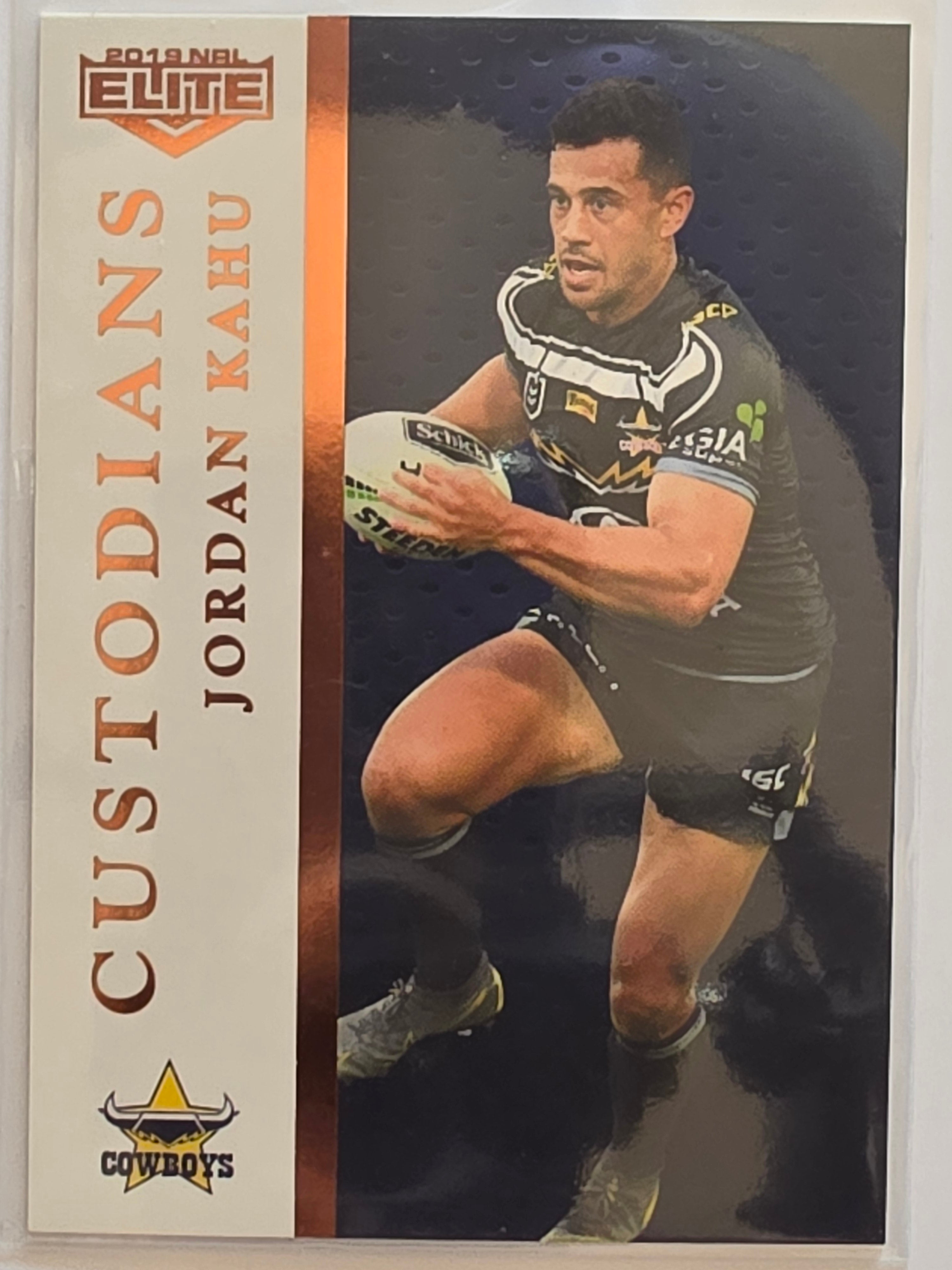 NRL 2019 Elite Custodians #C9 Jordan Kahu North Queensland Cowboys