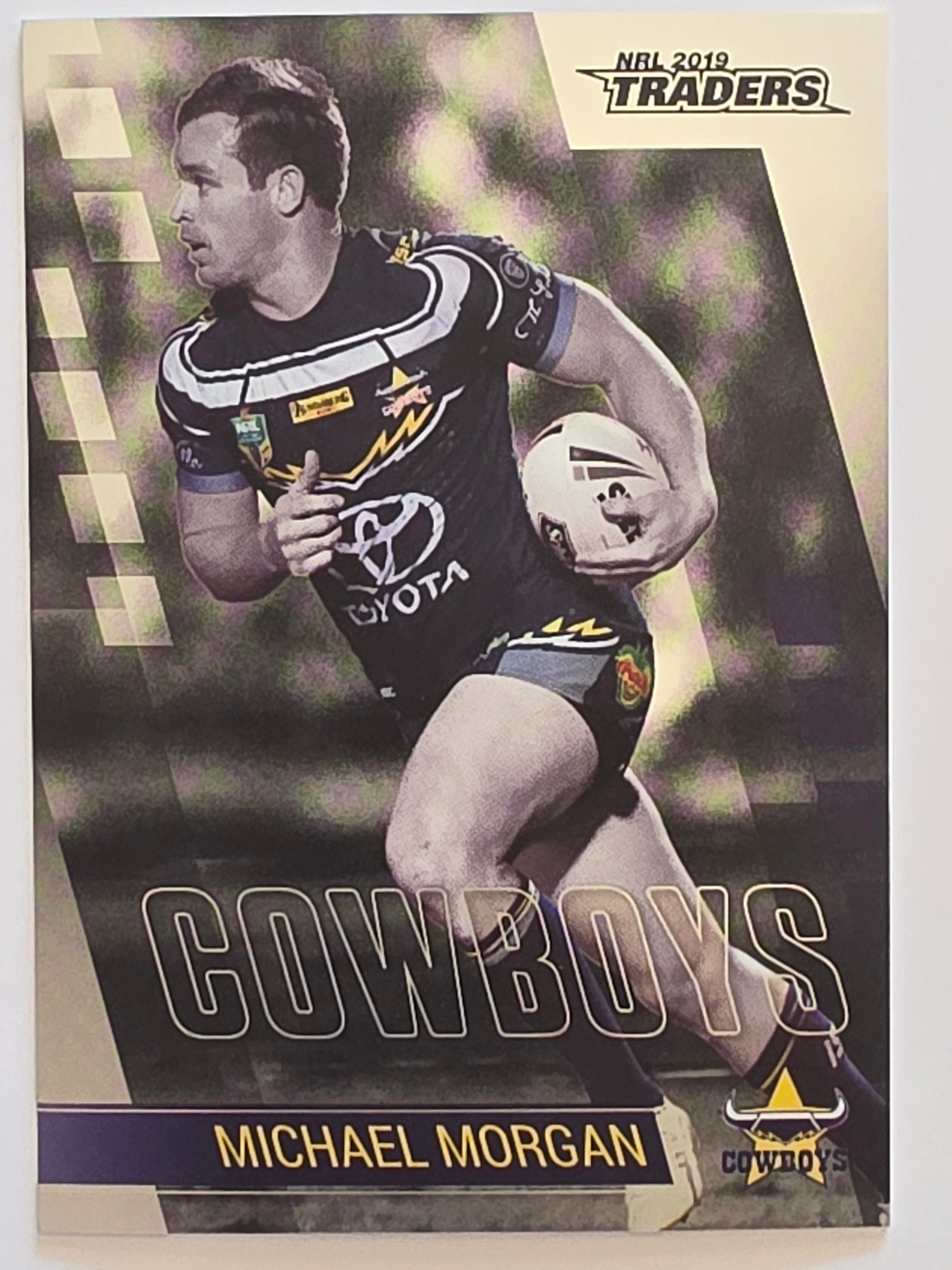 NRL 2019 Traders Silver Parallel #PS088 Michael Morgan North Queensland Cowboys