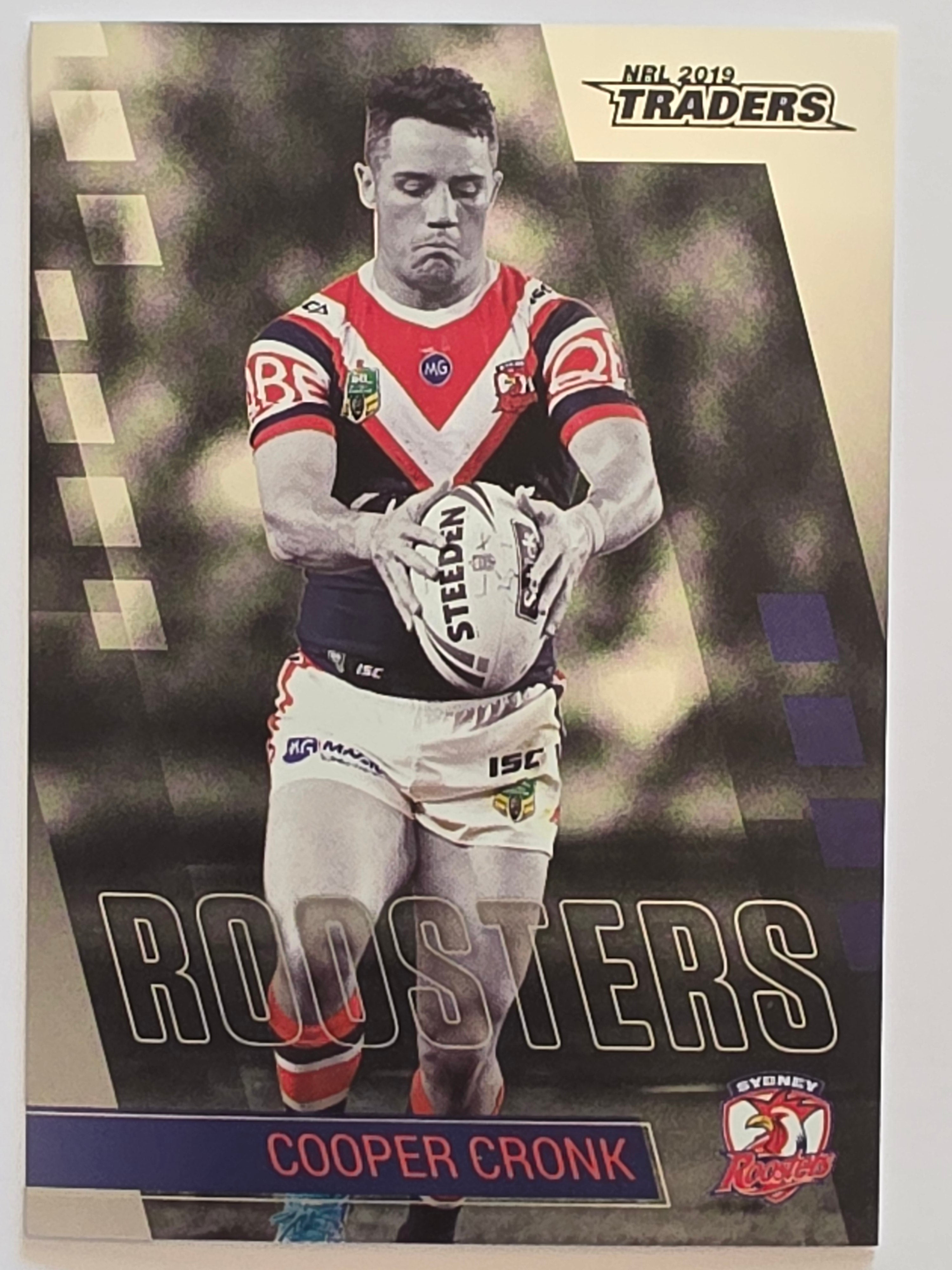 NRL 2019 Traders Silver Parallel #PS133 Cooper Cronk Sydney Roosters