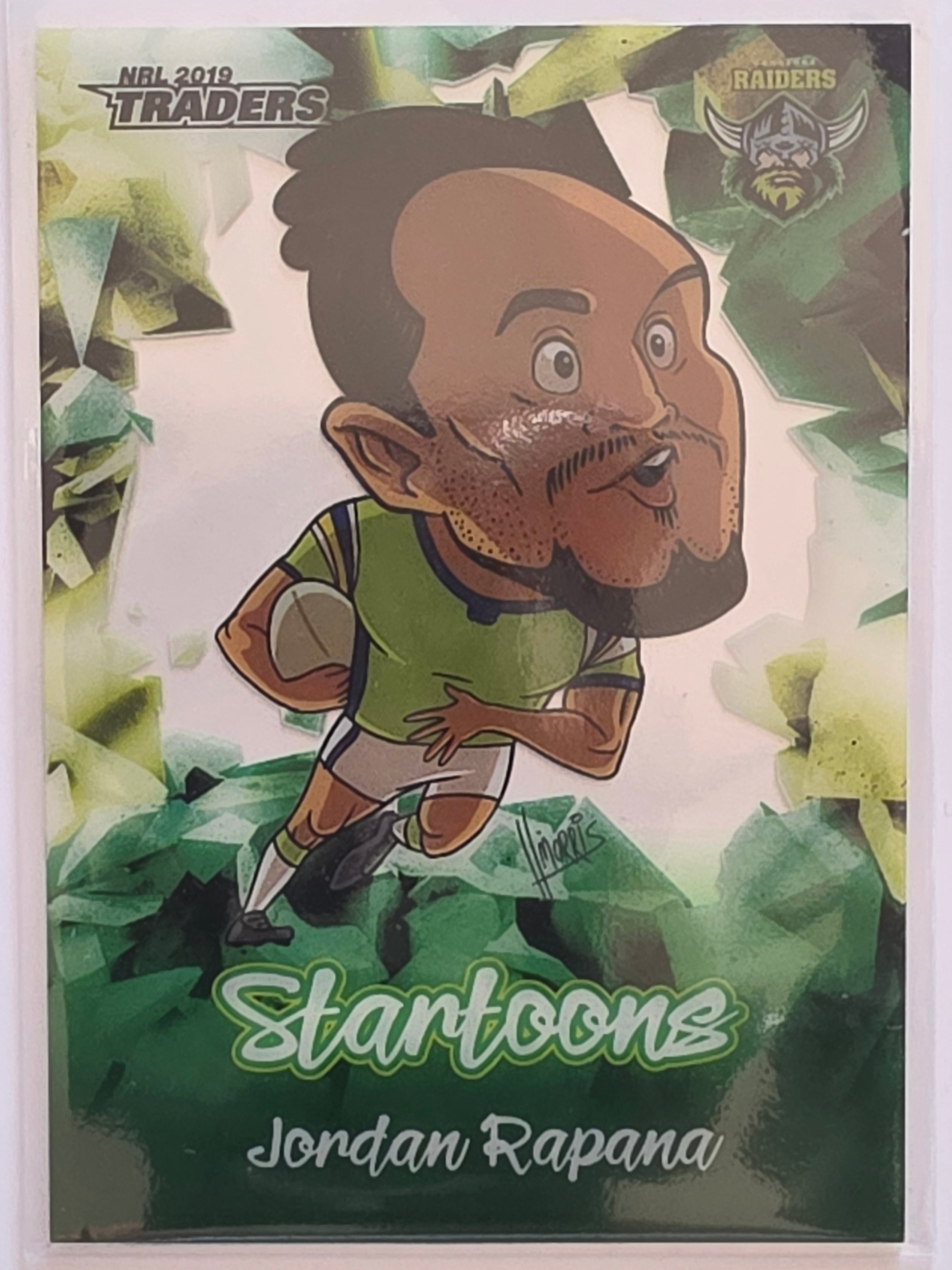 NRL 2019 Traders Startoons #ST02 Jordan Rapana Canberra Raiders